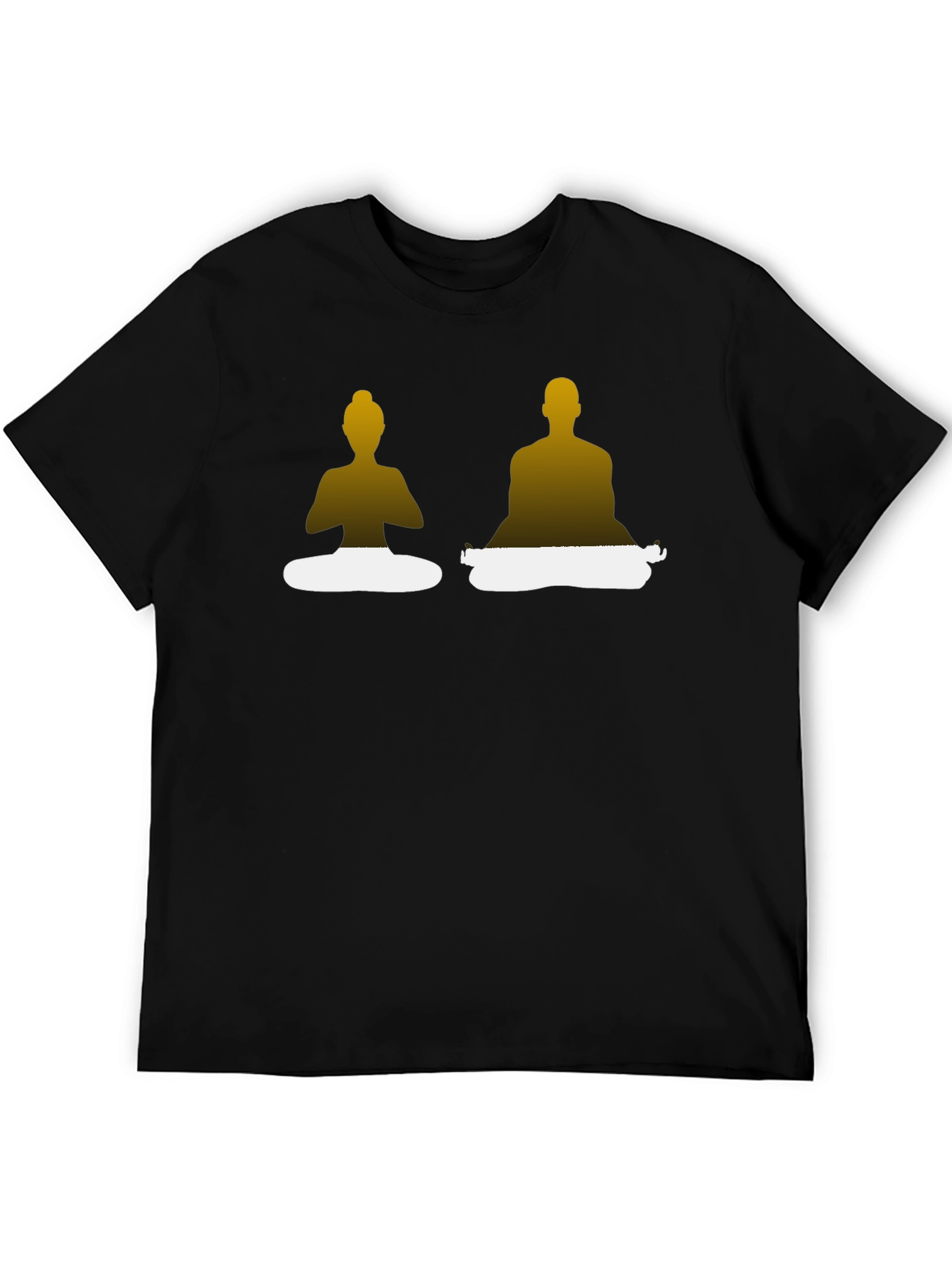 Meditating Couple Graphic T-Shirt - Unisex