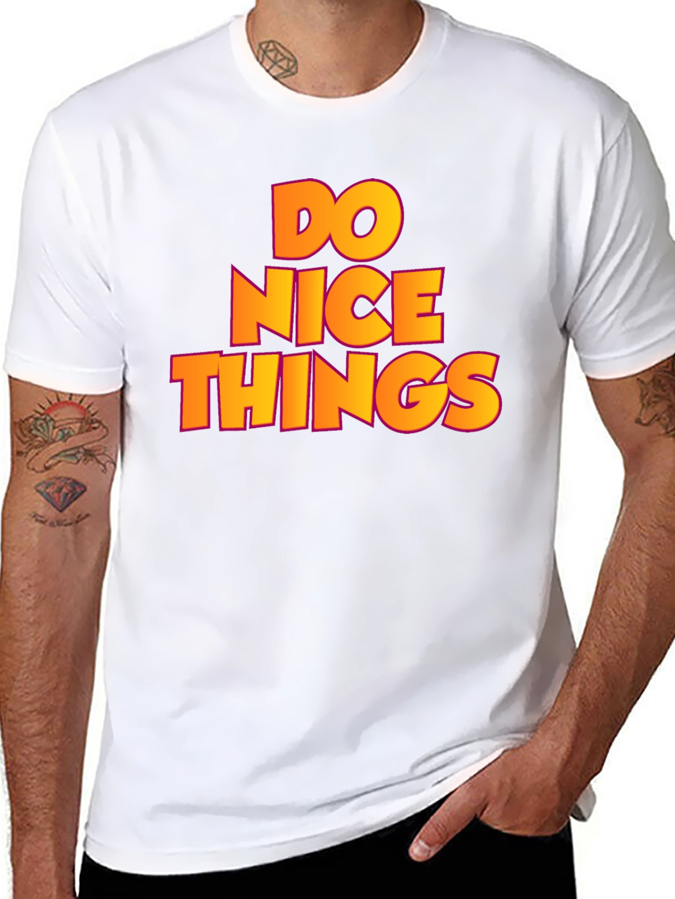 Do Nice Things Graphic Tee - Positive Vibes T-Shirt