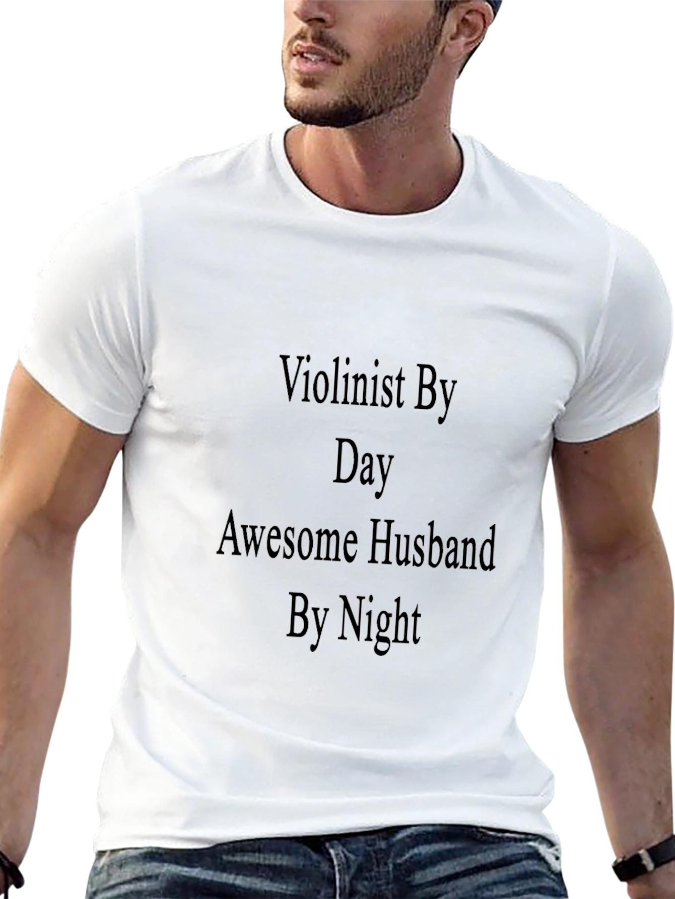 Violinist Husband Novelty T-Shirt