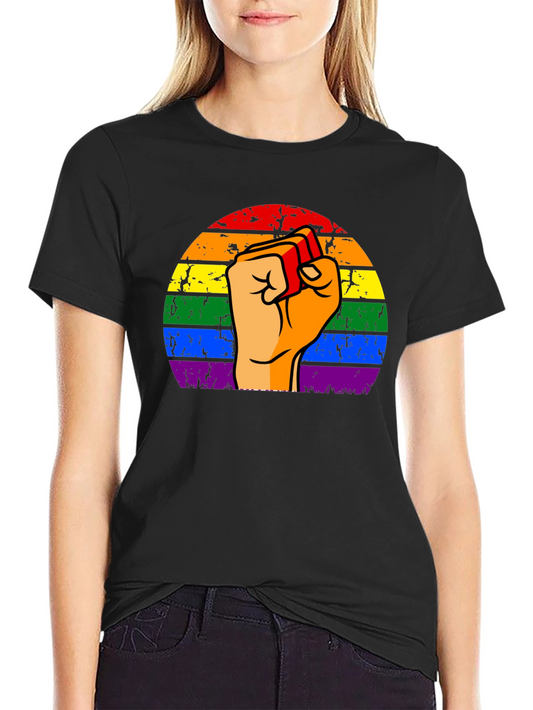 Pride Fist Black T-Shirt
