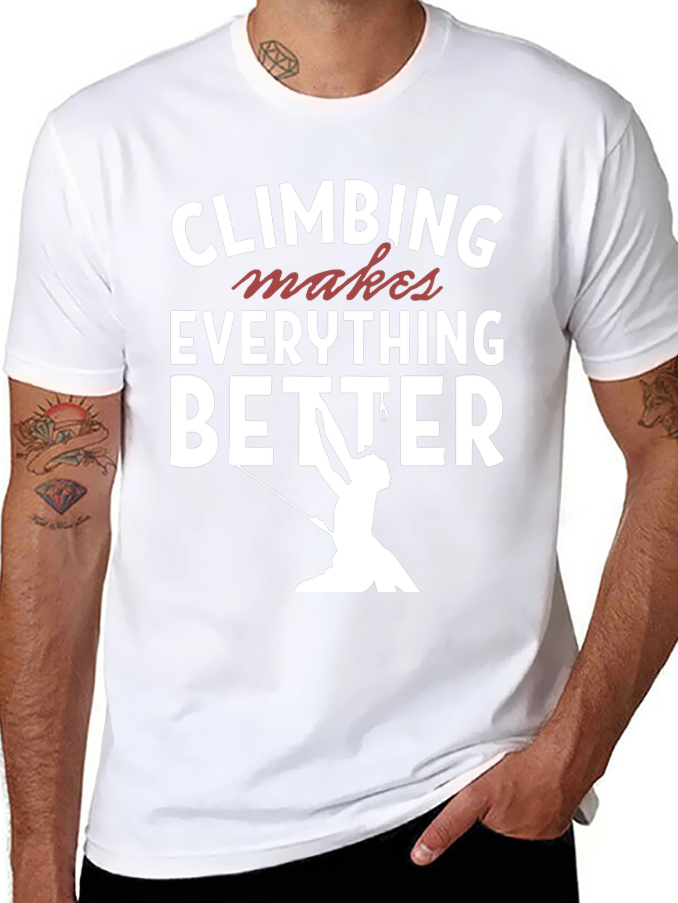 Climbing Makes Everything Better T-Shirt