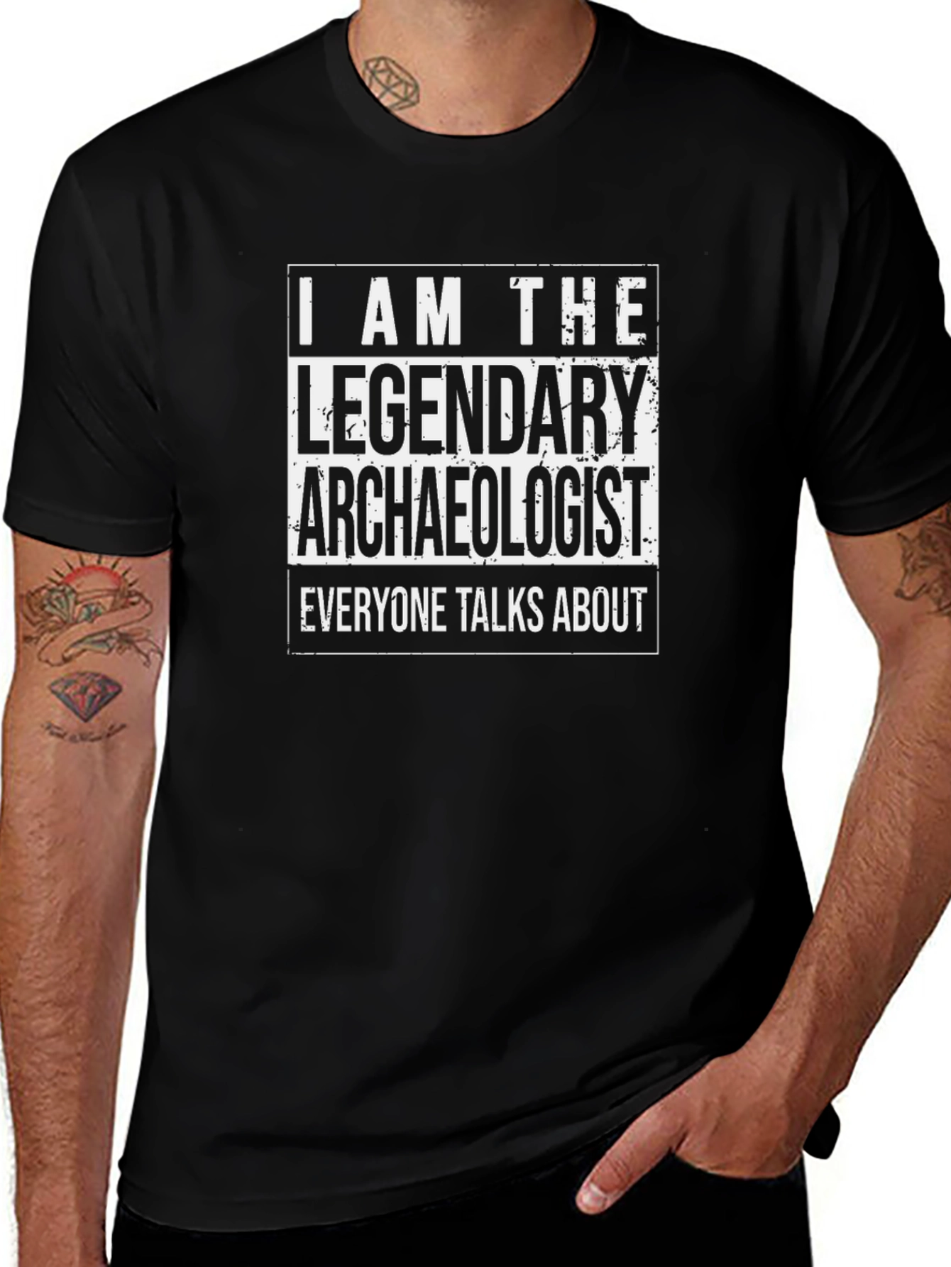 Legendary Archaeologist Black T-Shirt