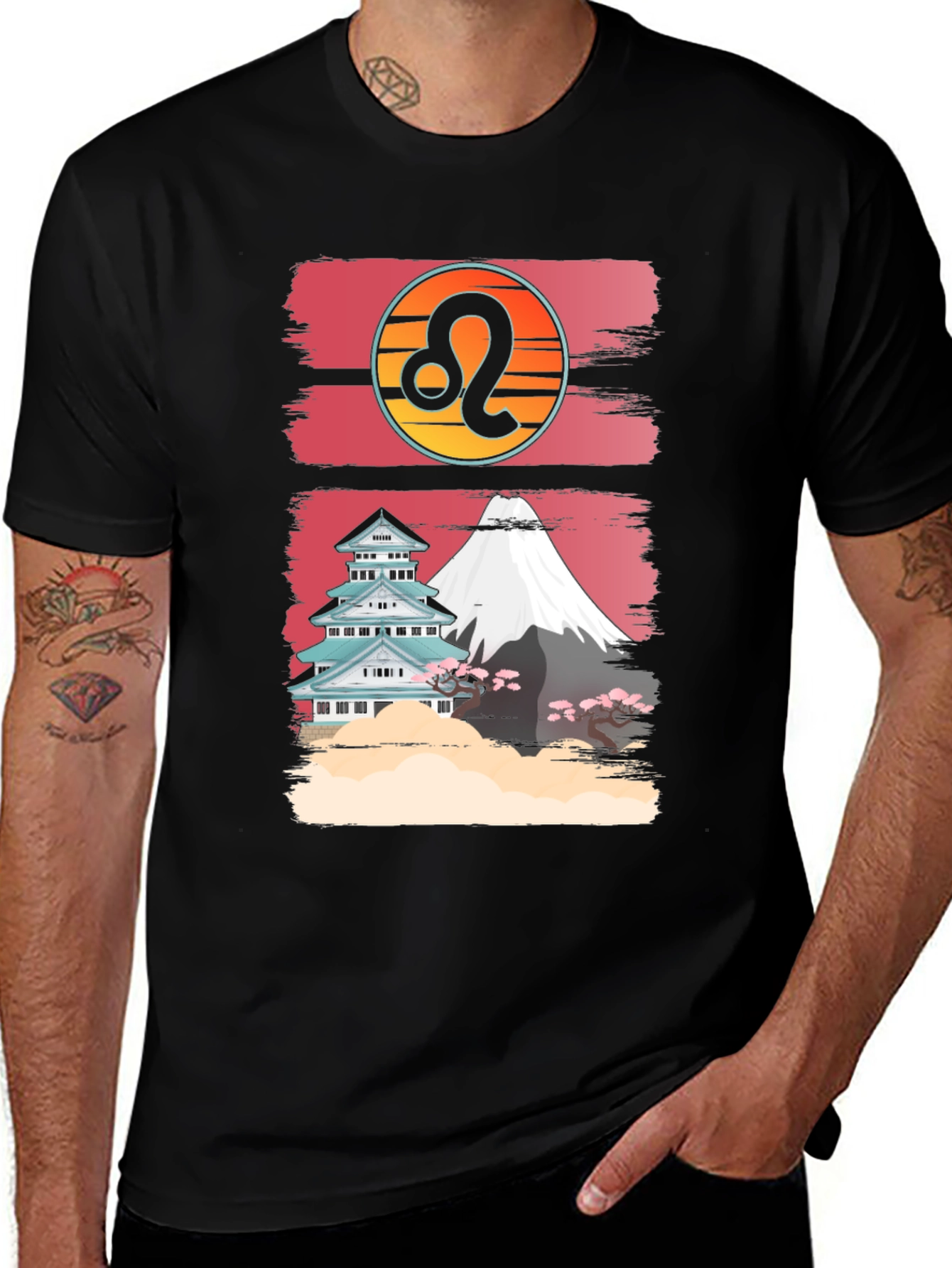 Leo Zodiac Japan Style T-Shirt