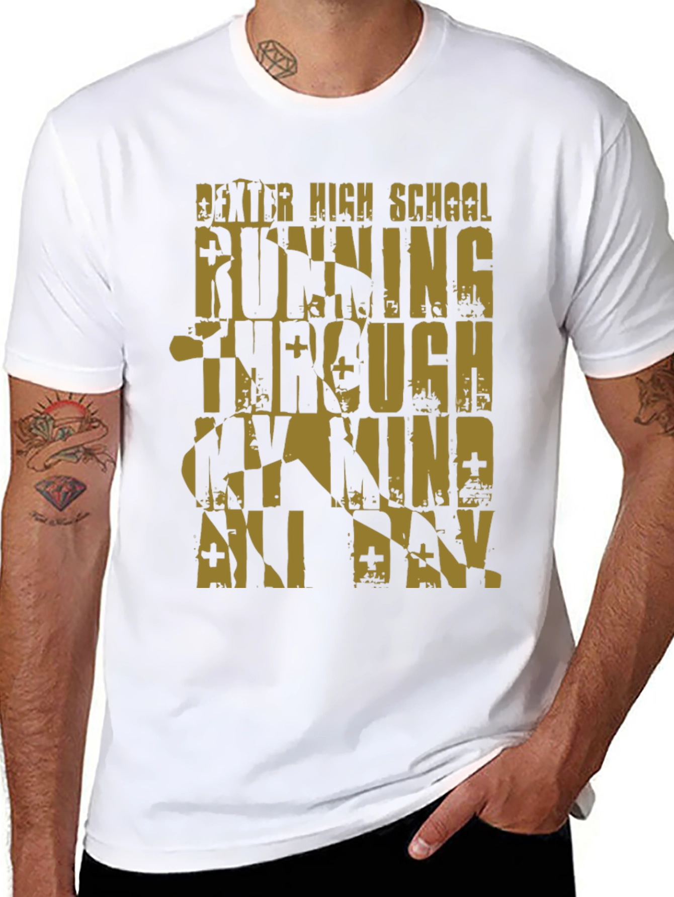 Dexter High School T-Shirt Running Through My Mind