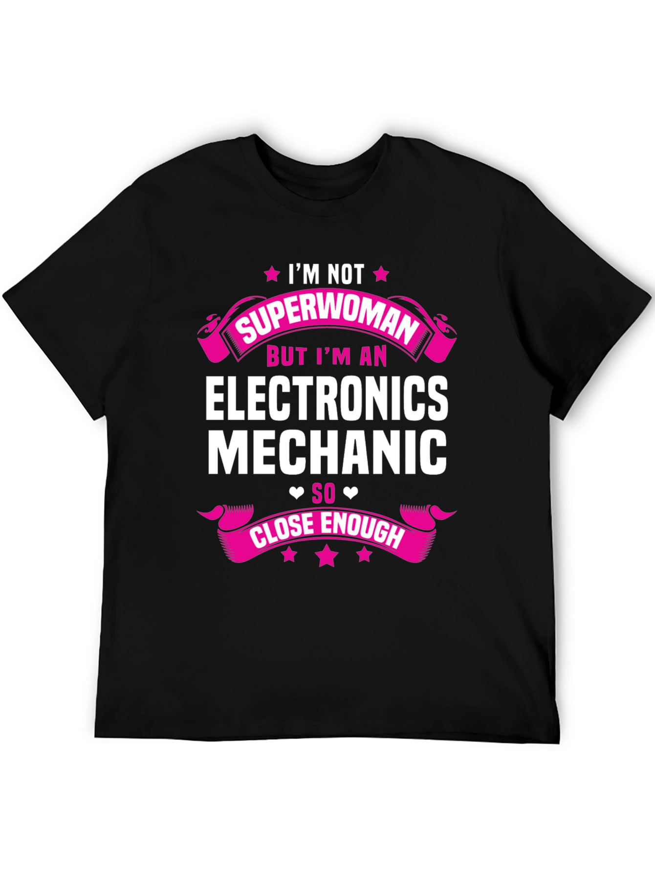Electronics Mechanic T-Shirt - Superwoman Design
