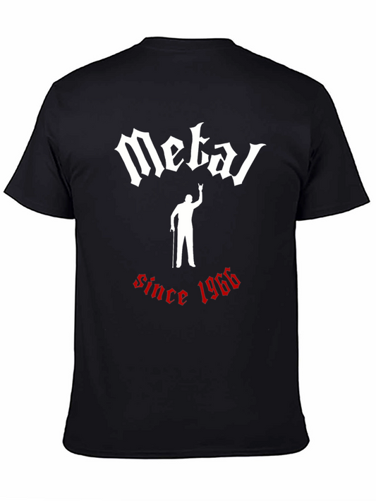 Metal Since 1966 Black Graphic T-Shirt