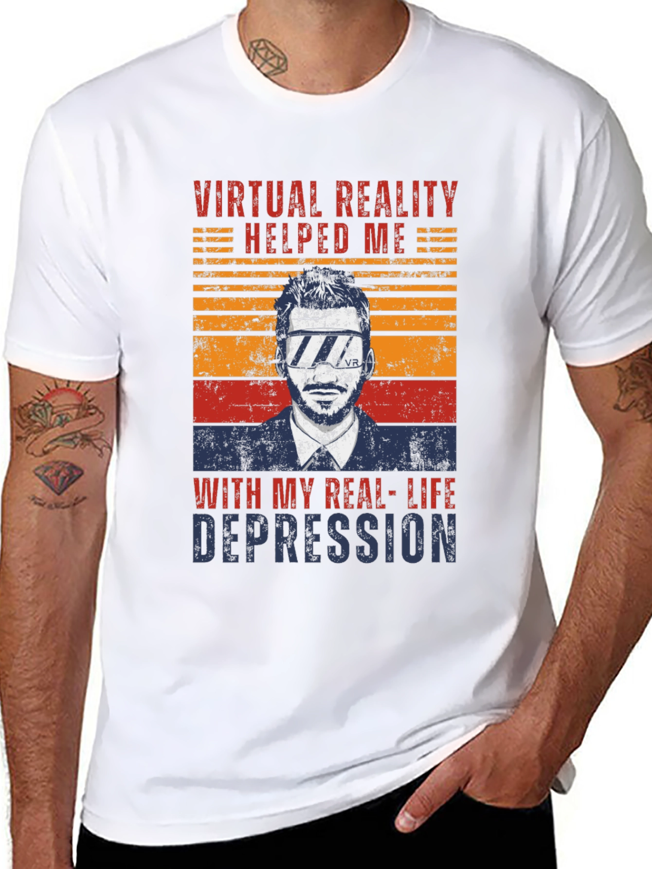 Virtual Reality Helped Me T-Shirt