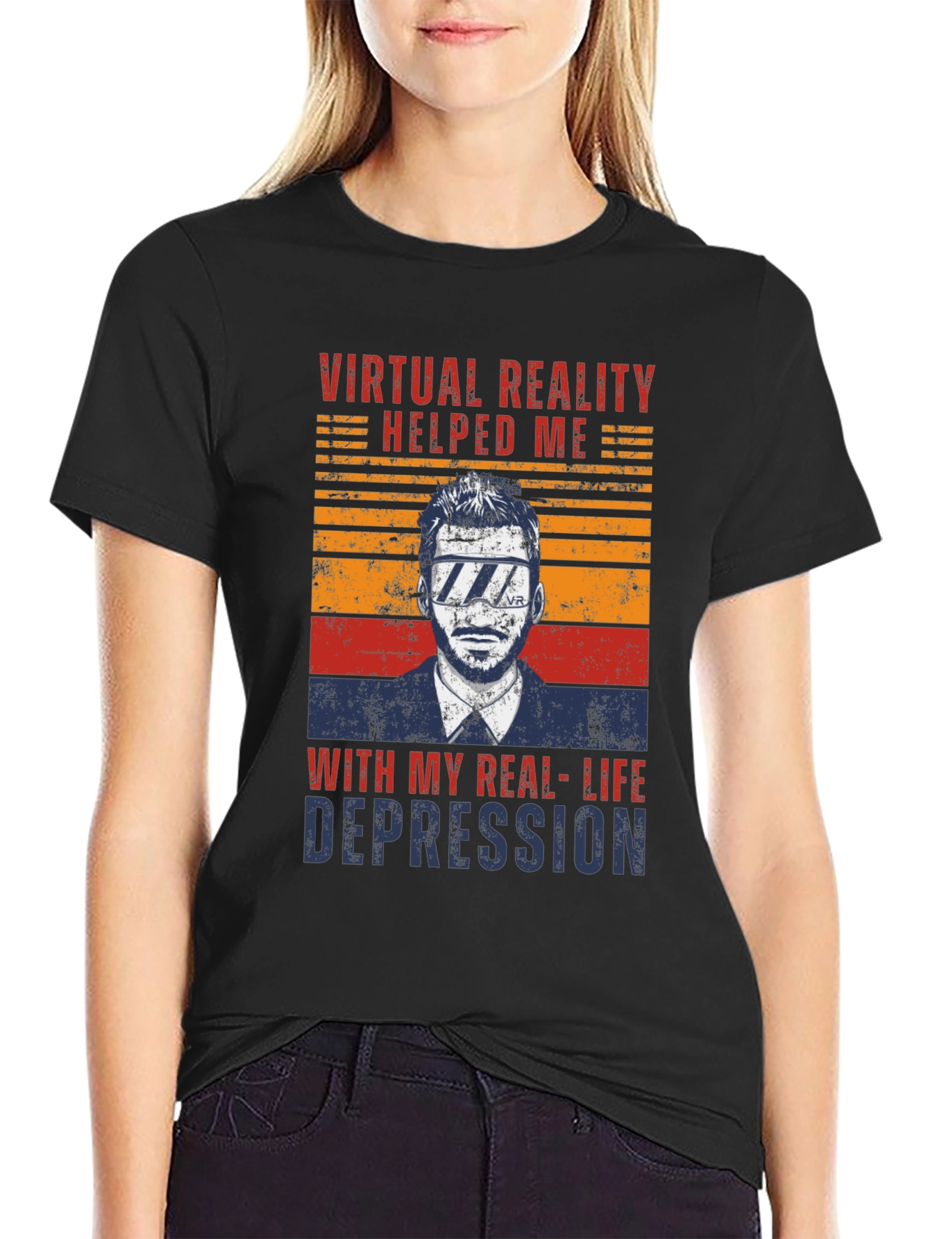 Virtual Reality Helped Me T-Shirt