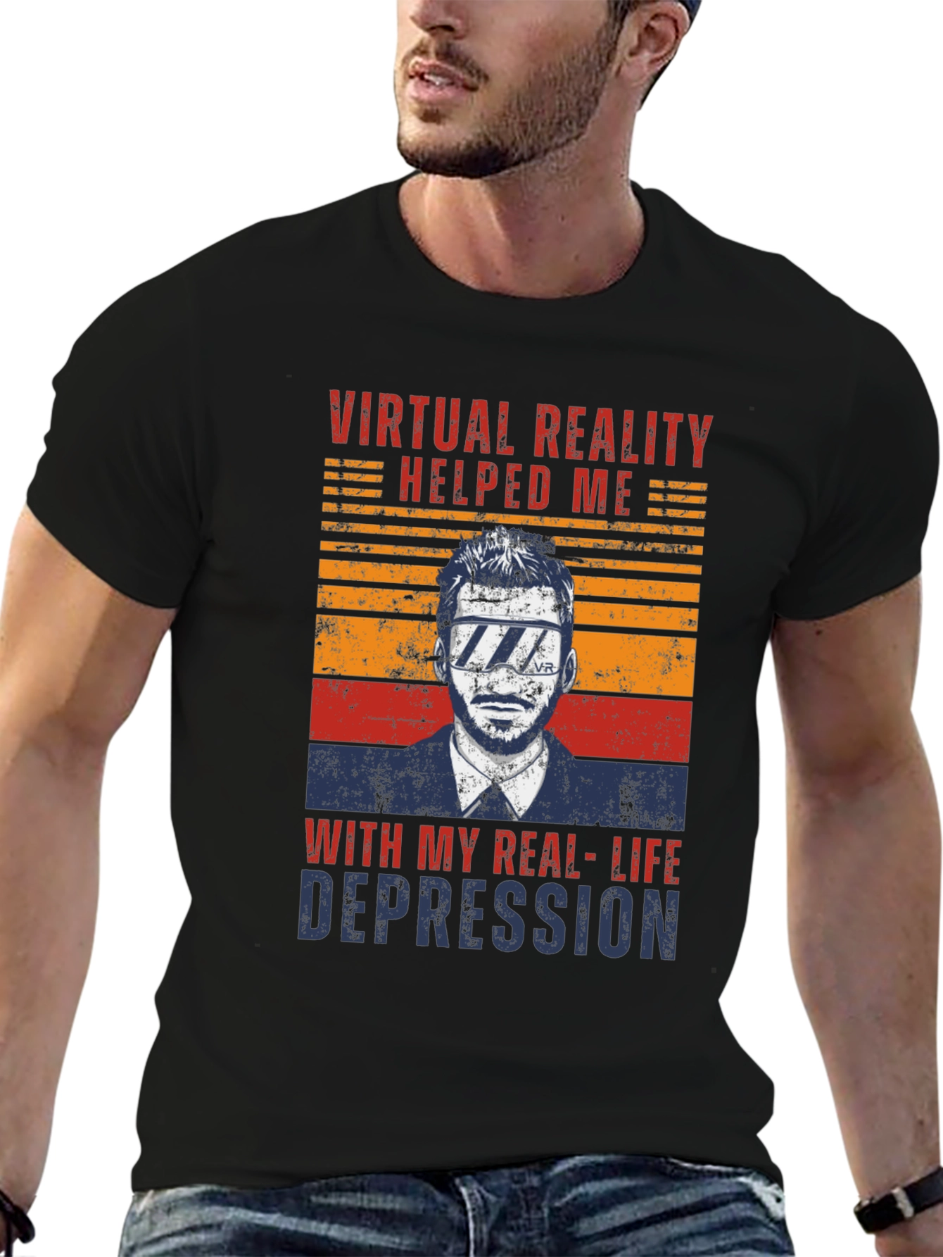 Virtual Reality Helped Me T-Shirt