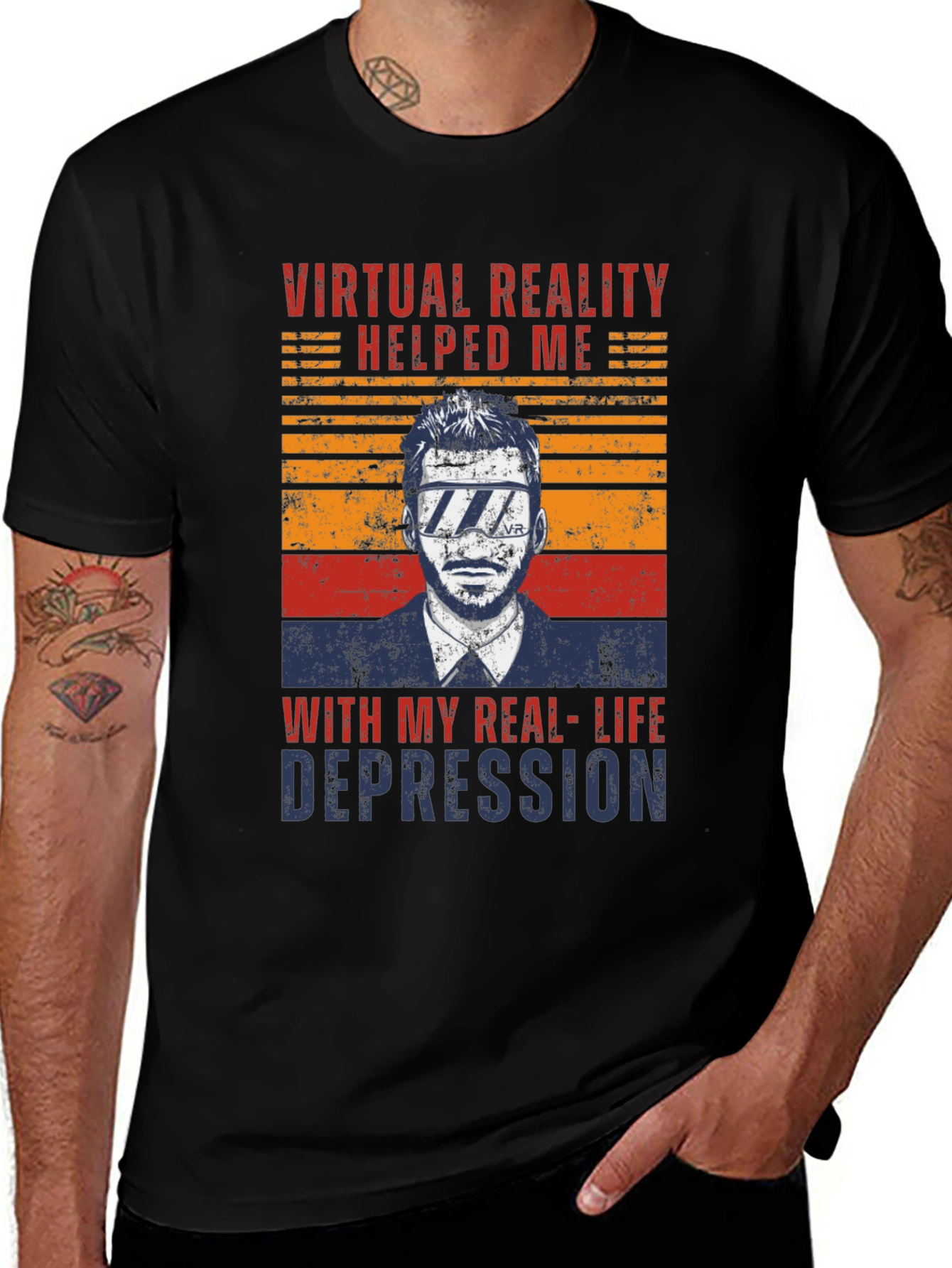 Virtual Reality Helped Me T-Shirt