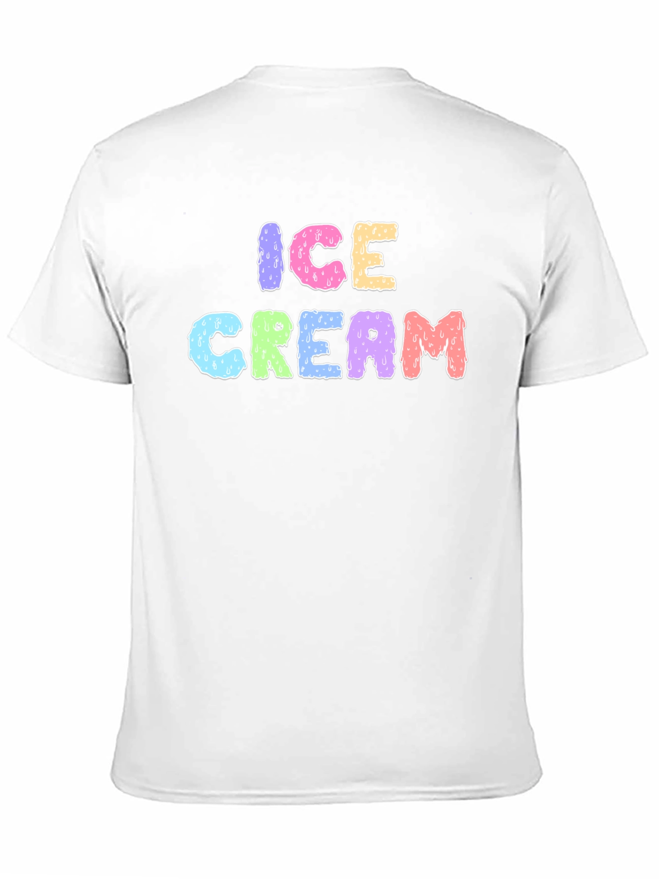 Ice Cream Graphic Black T-Shirt