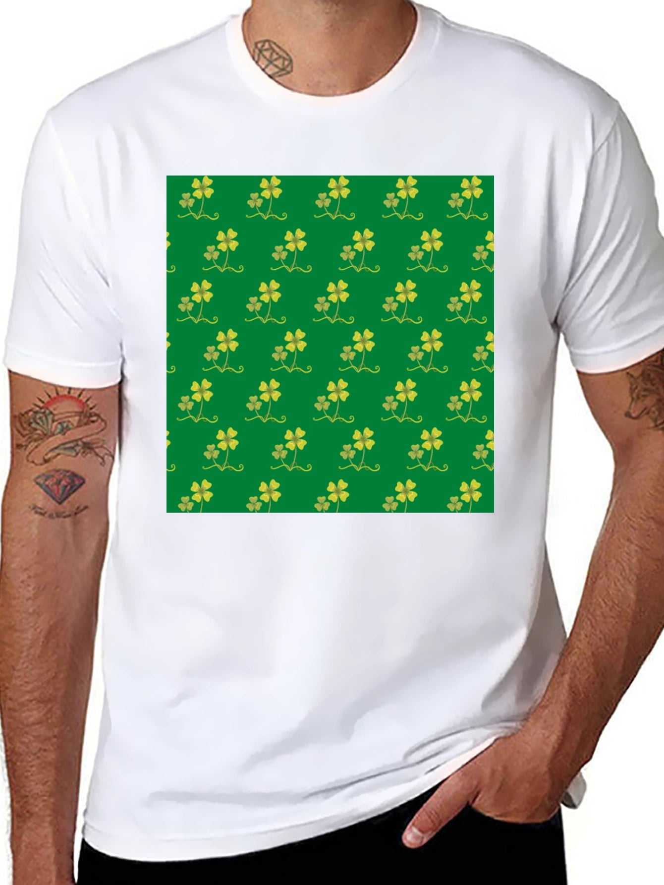 Lucky Clover Graphic Tee - St. Patricks Day Style
