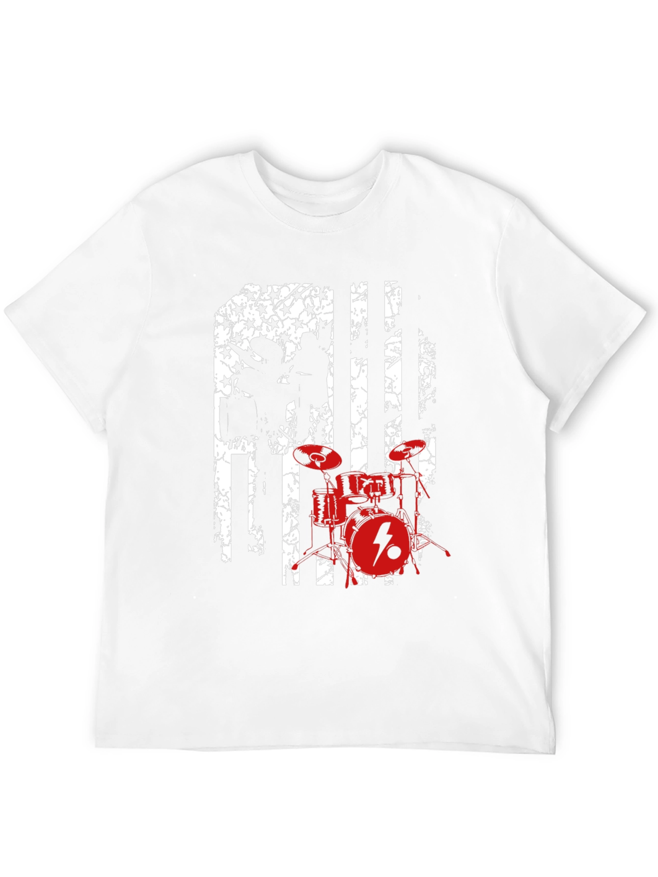 Drum Set Graphic T-Shirt