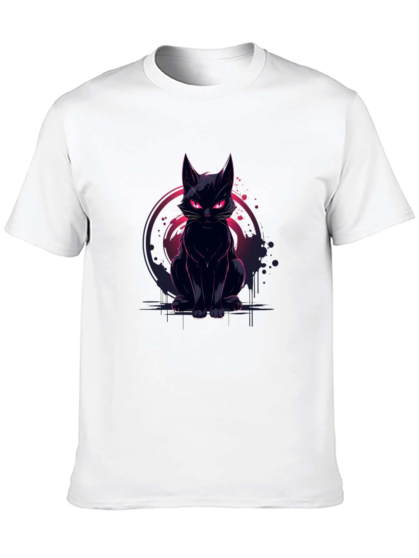 Black Cat Graphic Tee - Mens