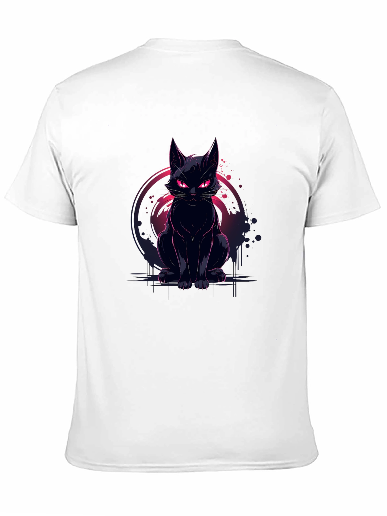 Black Cat Graphic Tee - Mens