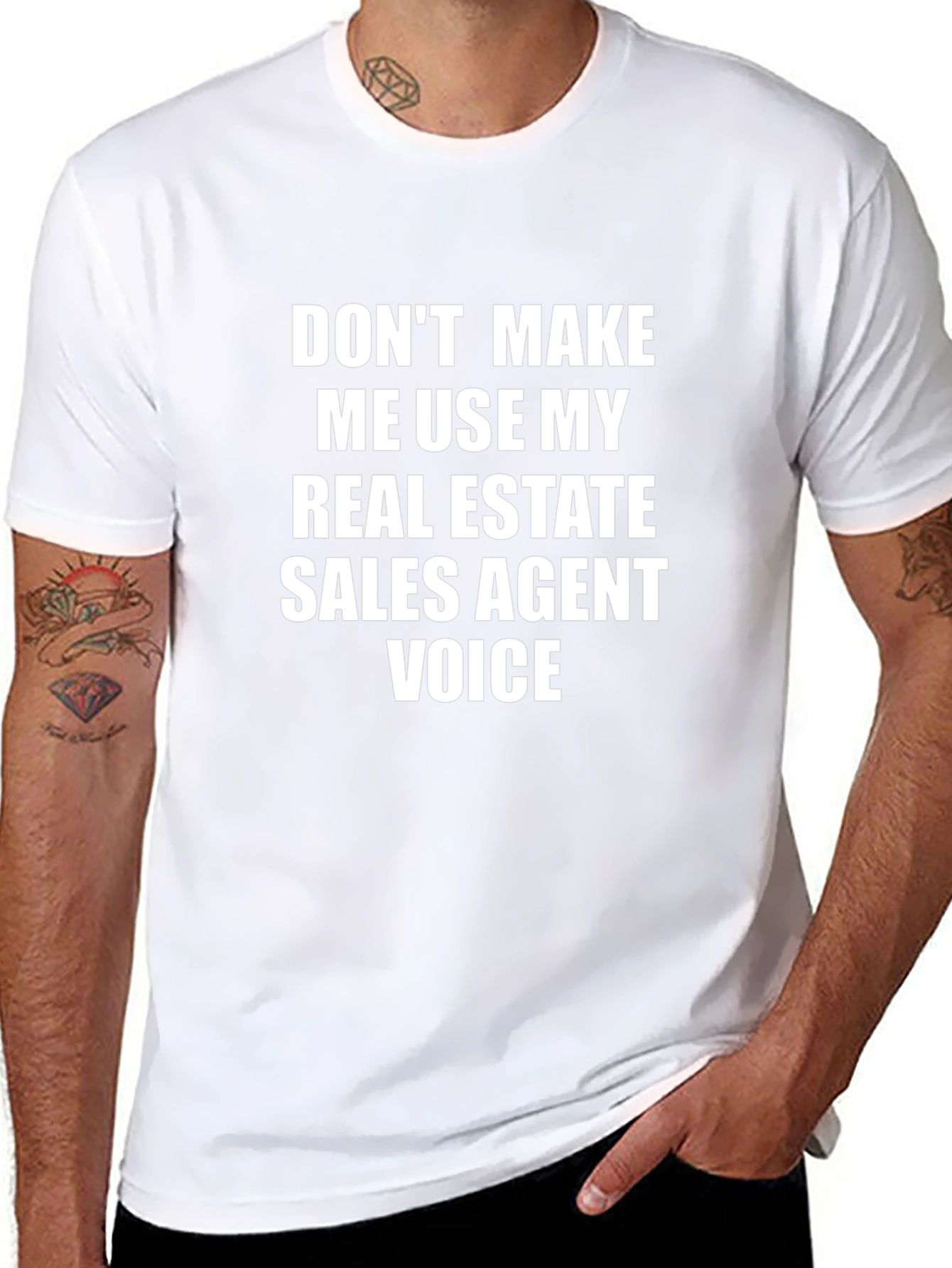 Real Estate Sales Agent Voice T-Shirt
