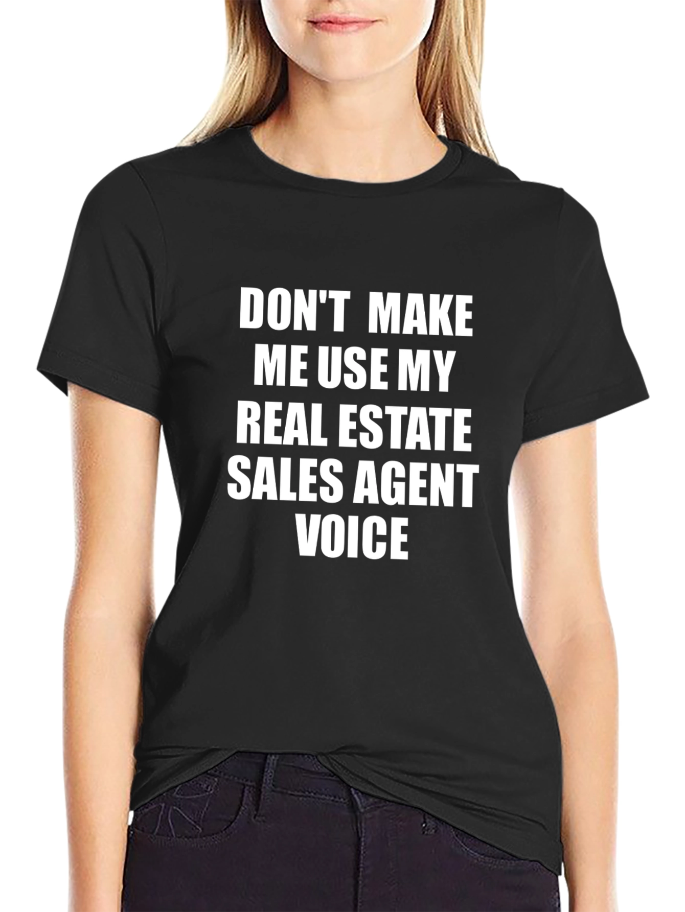 Real Estate Sales Agent Voice T-Shirt