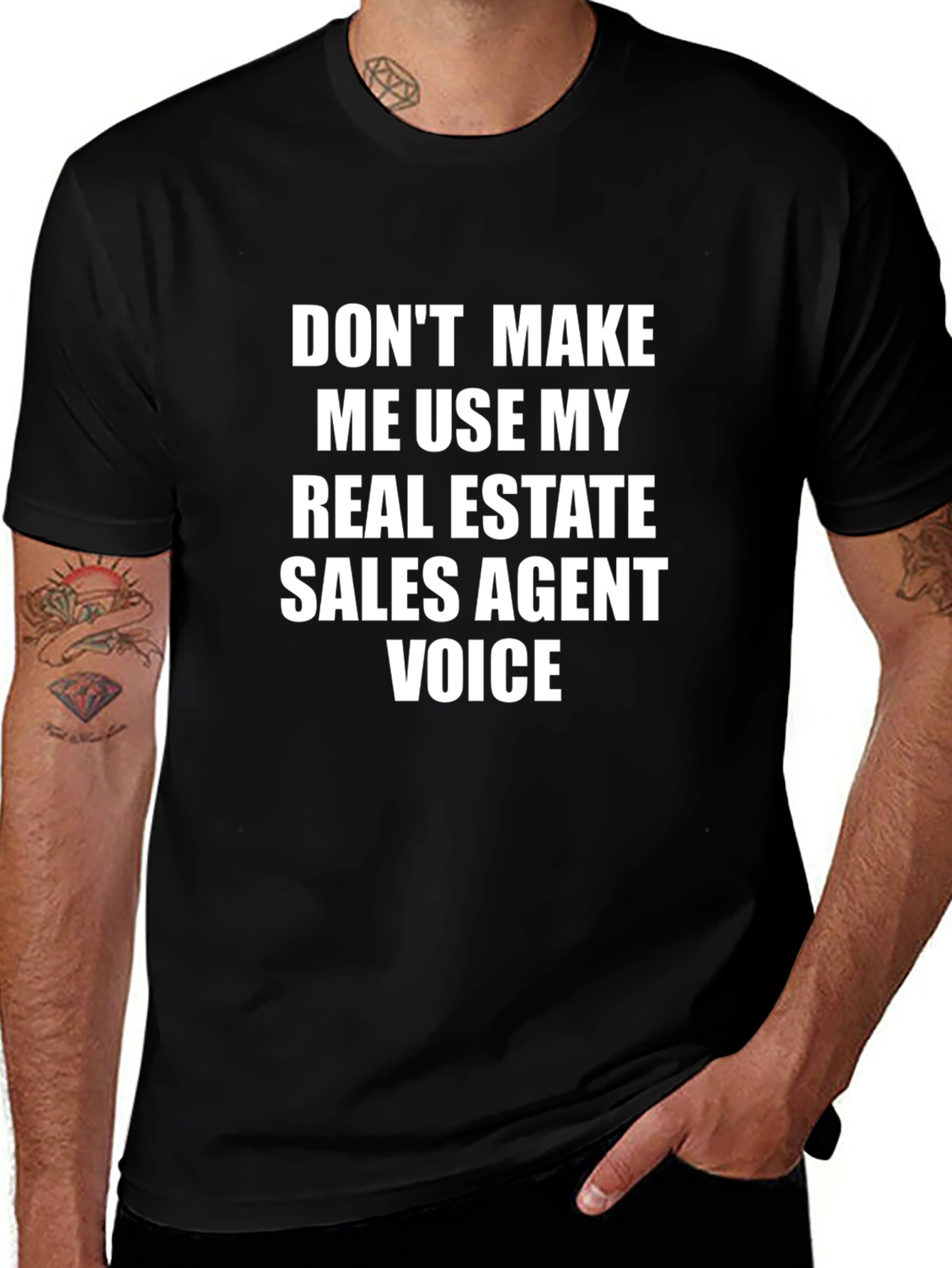 Real Estate Sales Agent Voice T-Shirt
