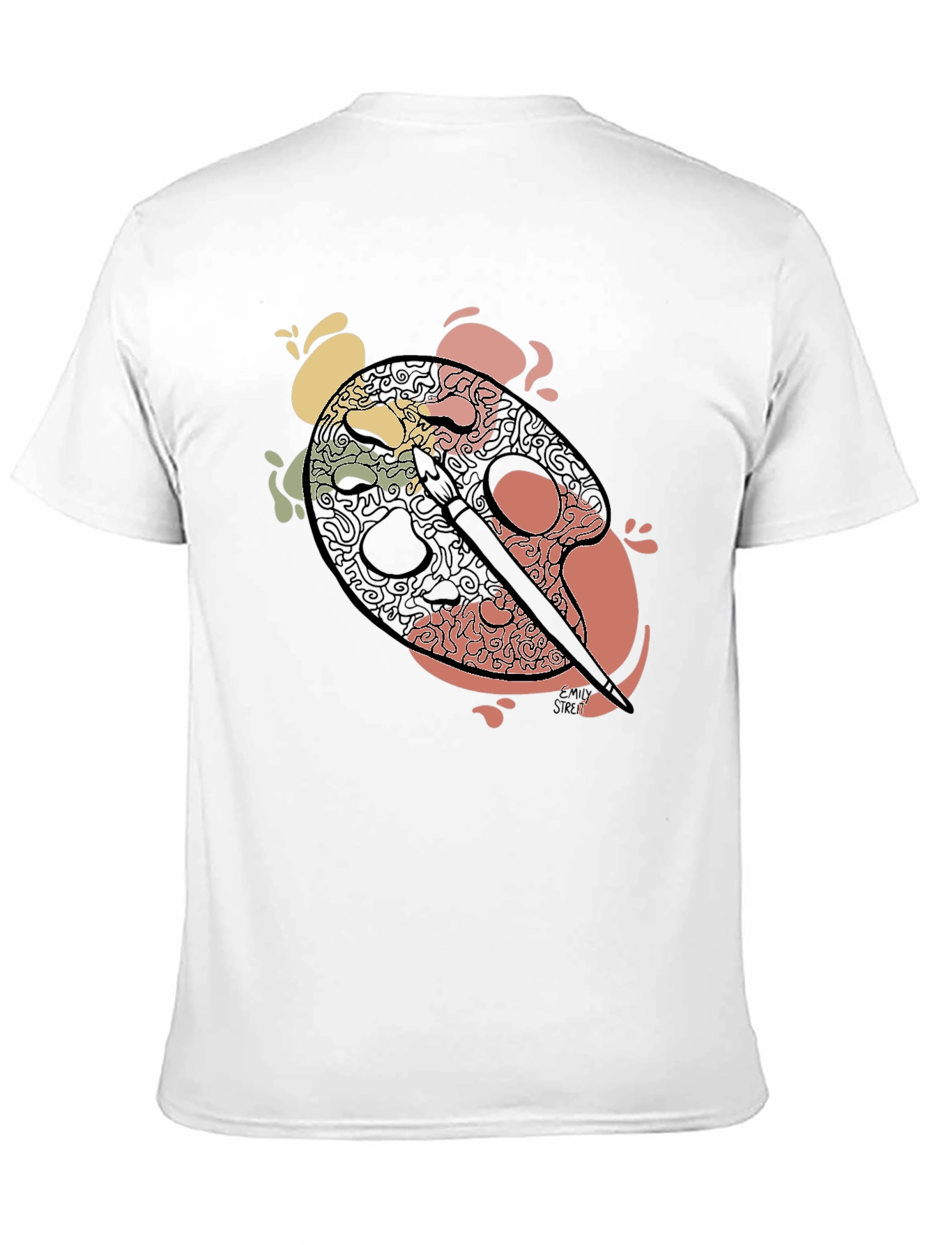 Artist Palette Graphic Tee - Painter T-Shirt