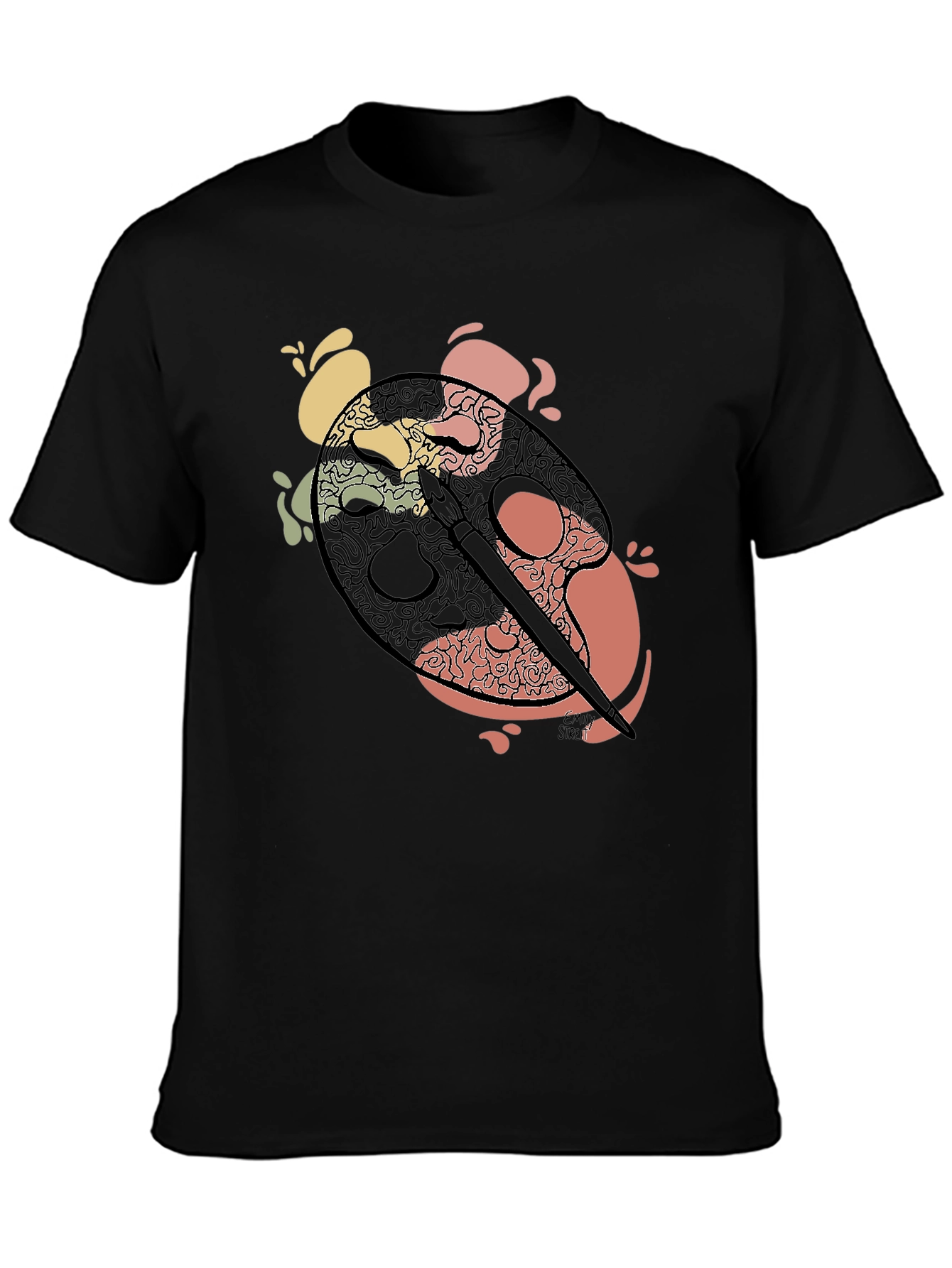 Artist Palette Graphic Tee - Painter T-Shirt