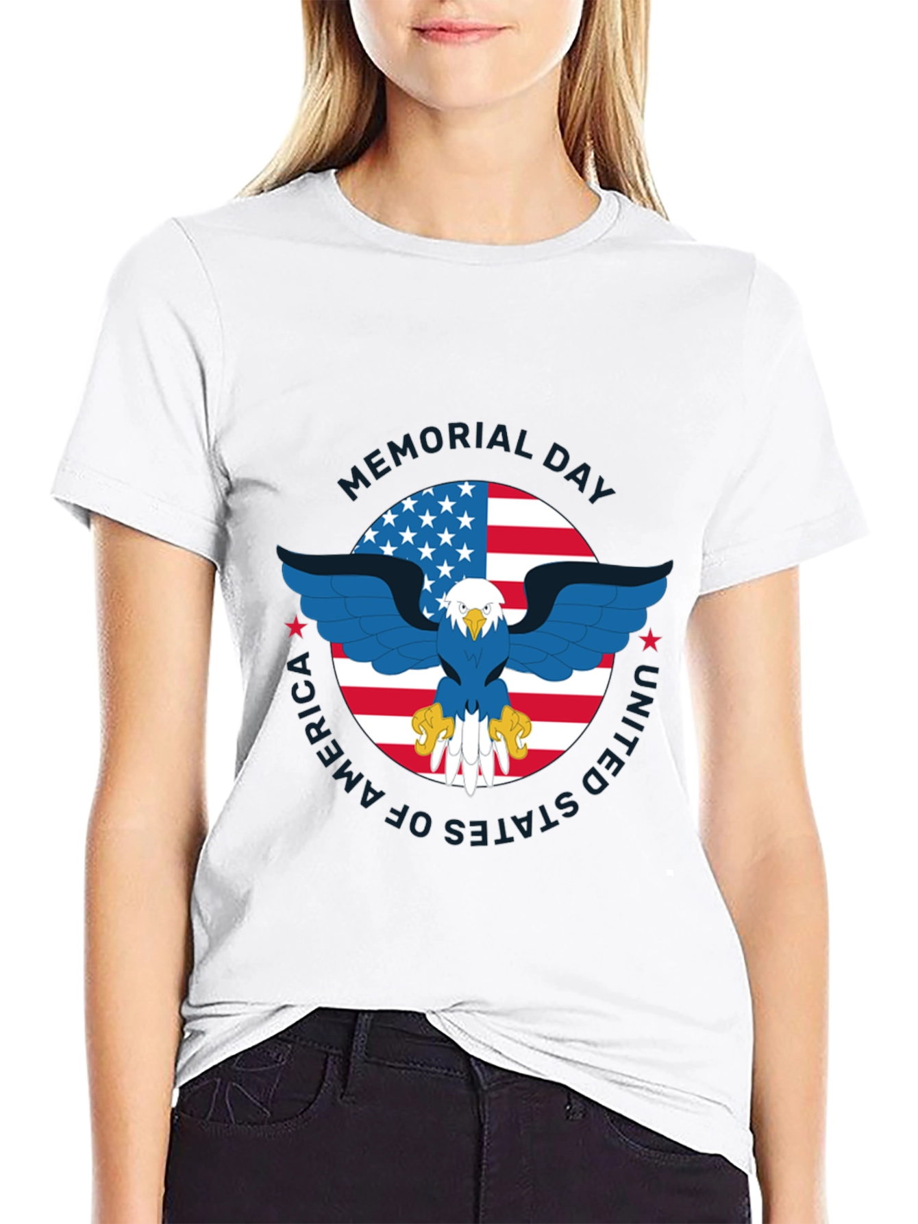Memorial Day Eagle T-Shirt