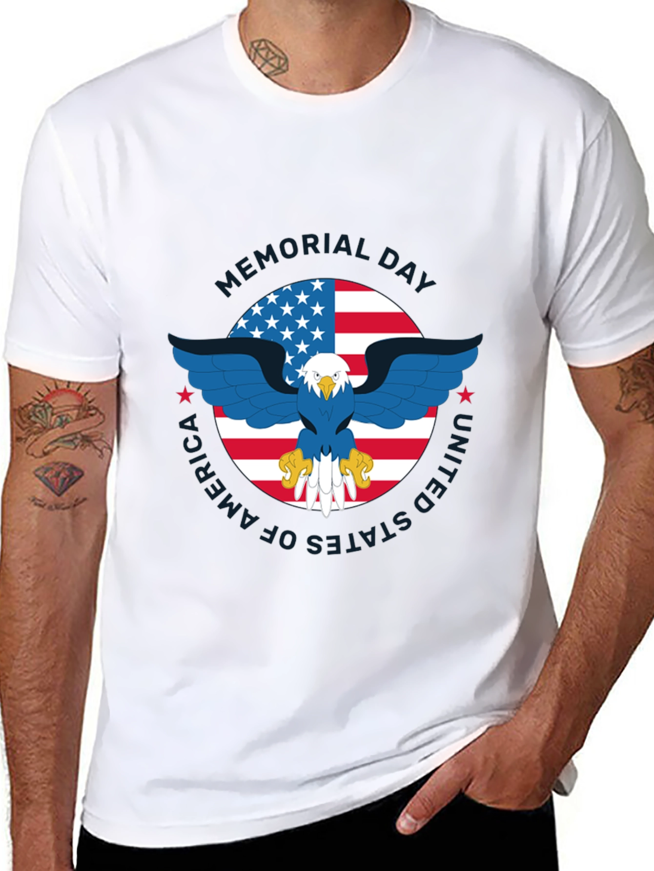 Memorial Day Eagle T-Shirt