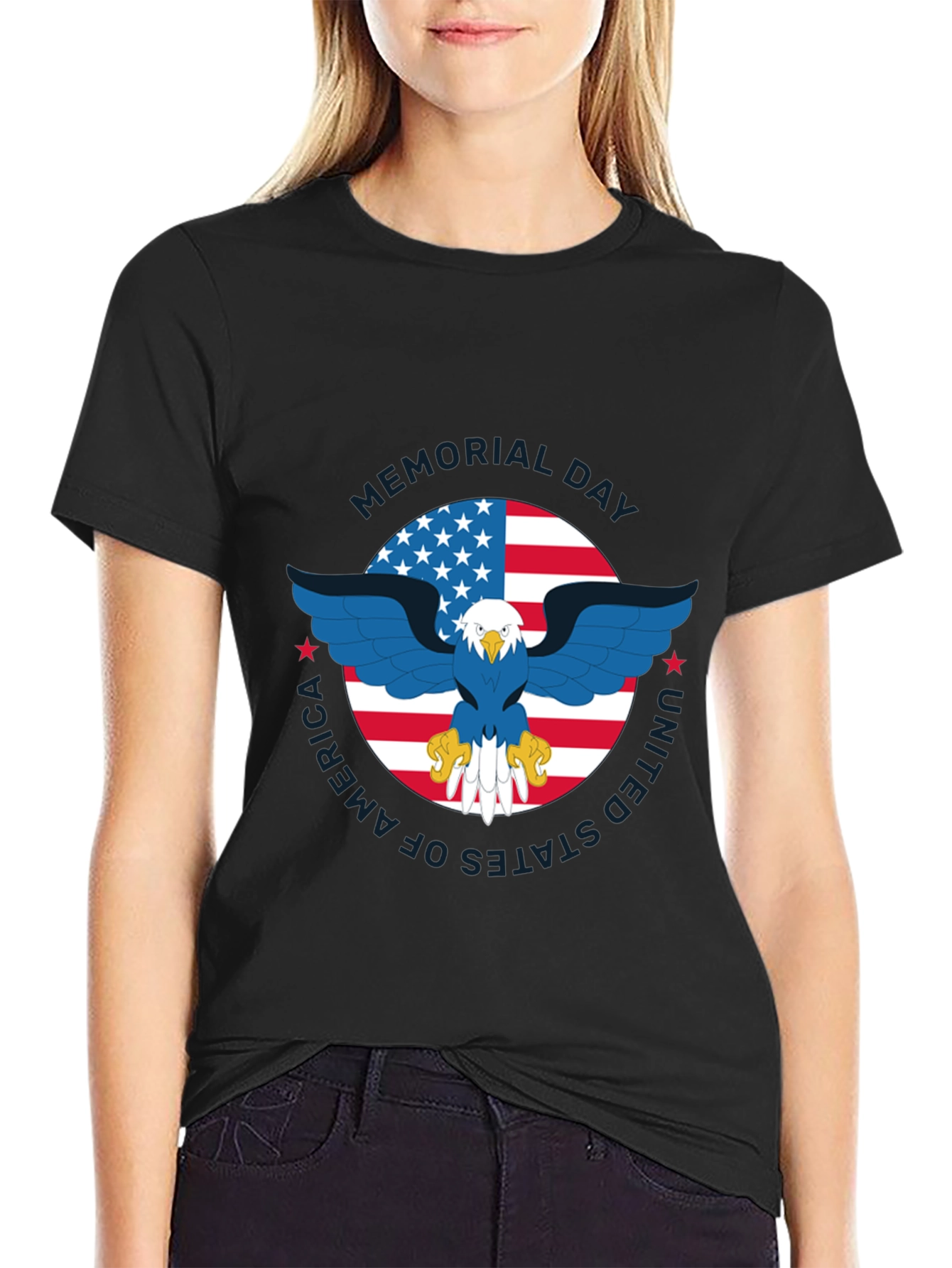 Memorial Day Eagle T-Shirt