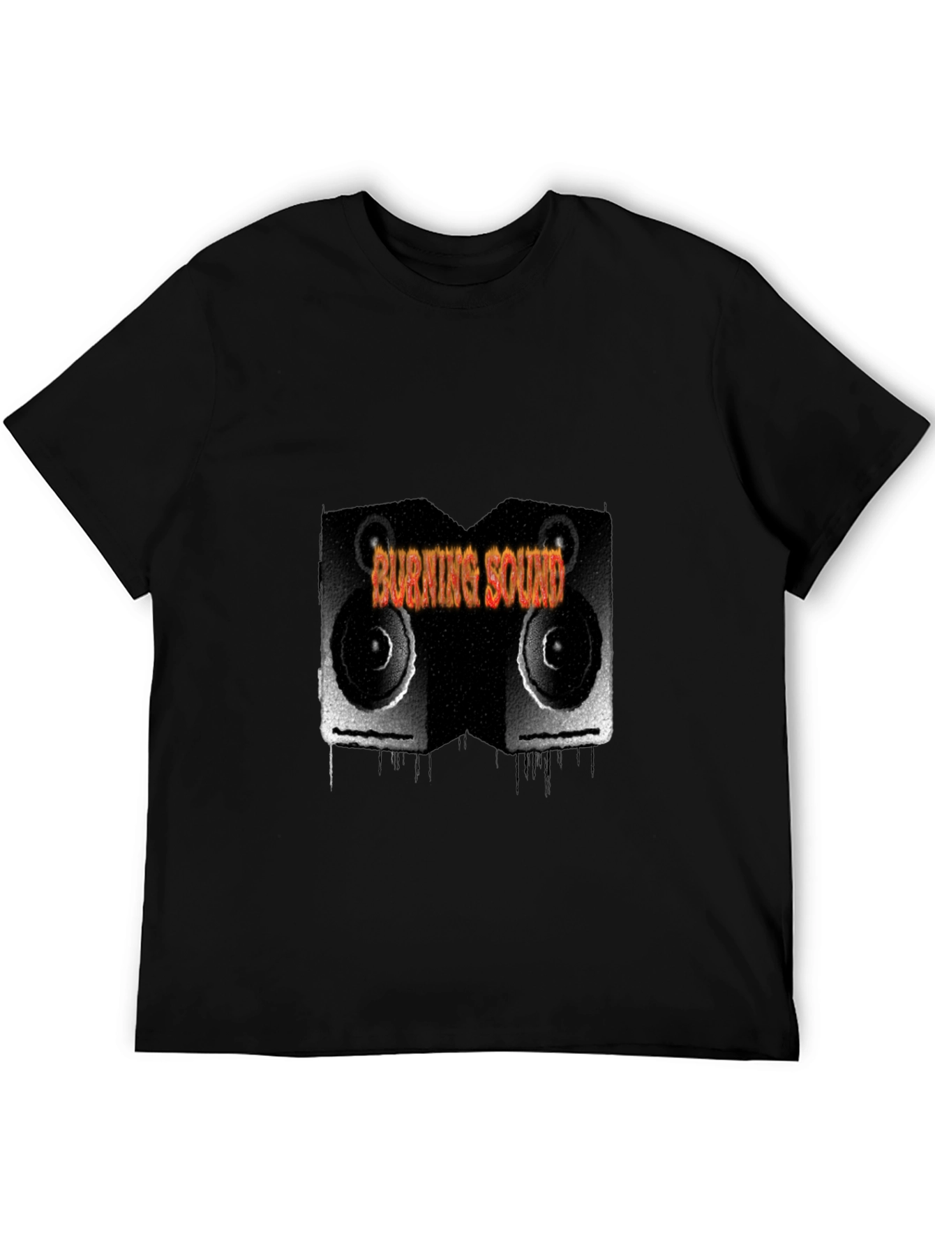 Burning Sound Black T-Shirt