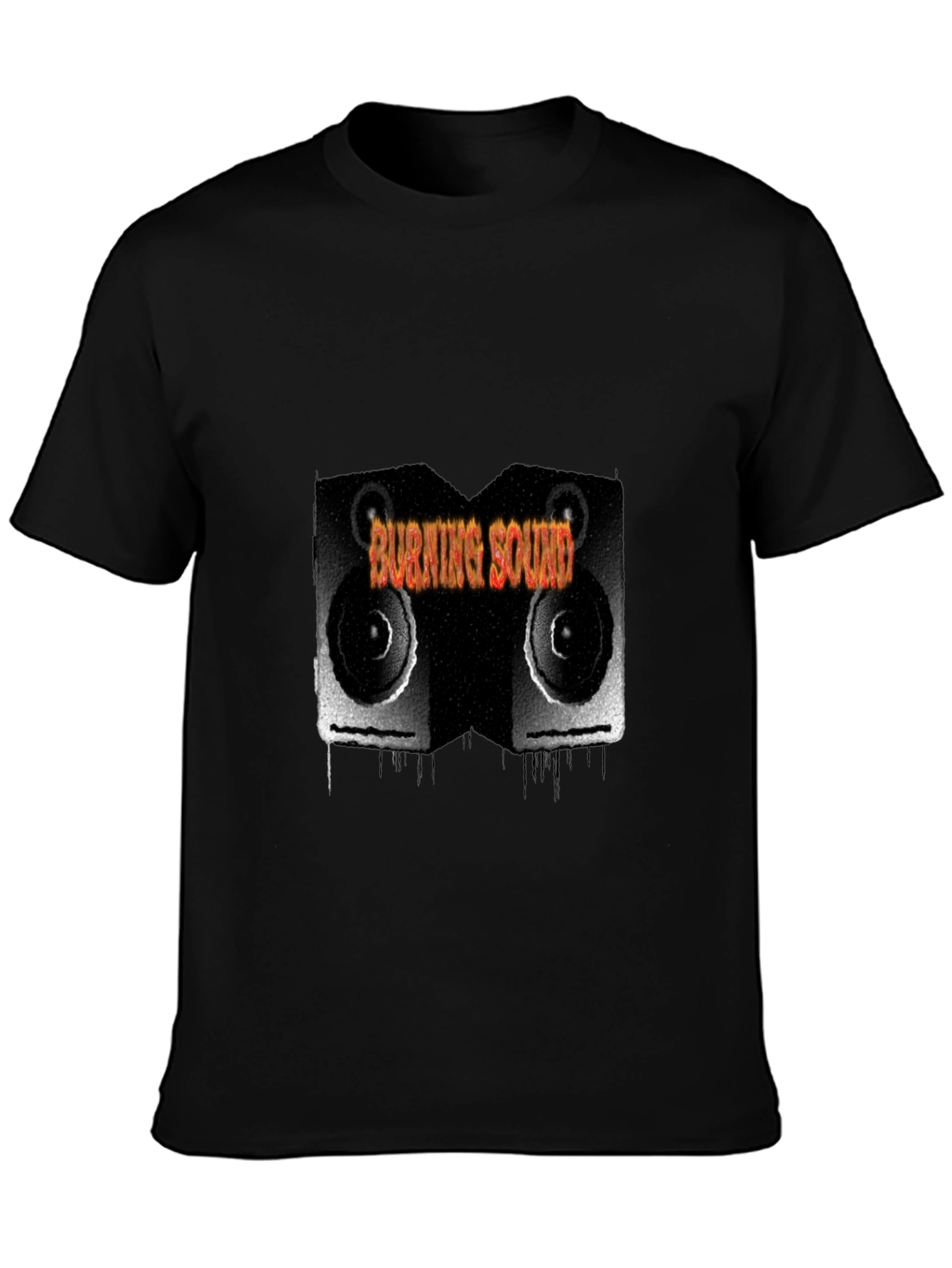 Burning Sound Black T-Shirt