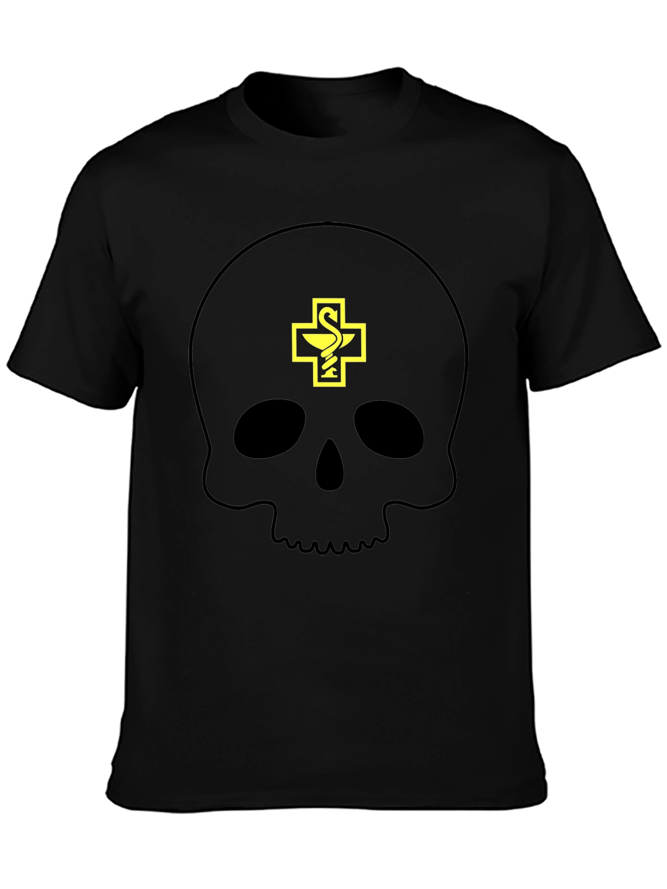 Skull & Cross Pharmacy T-Shirt - Black