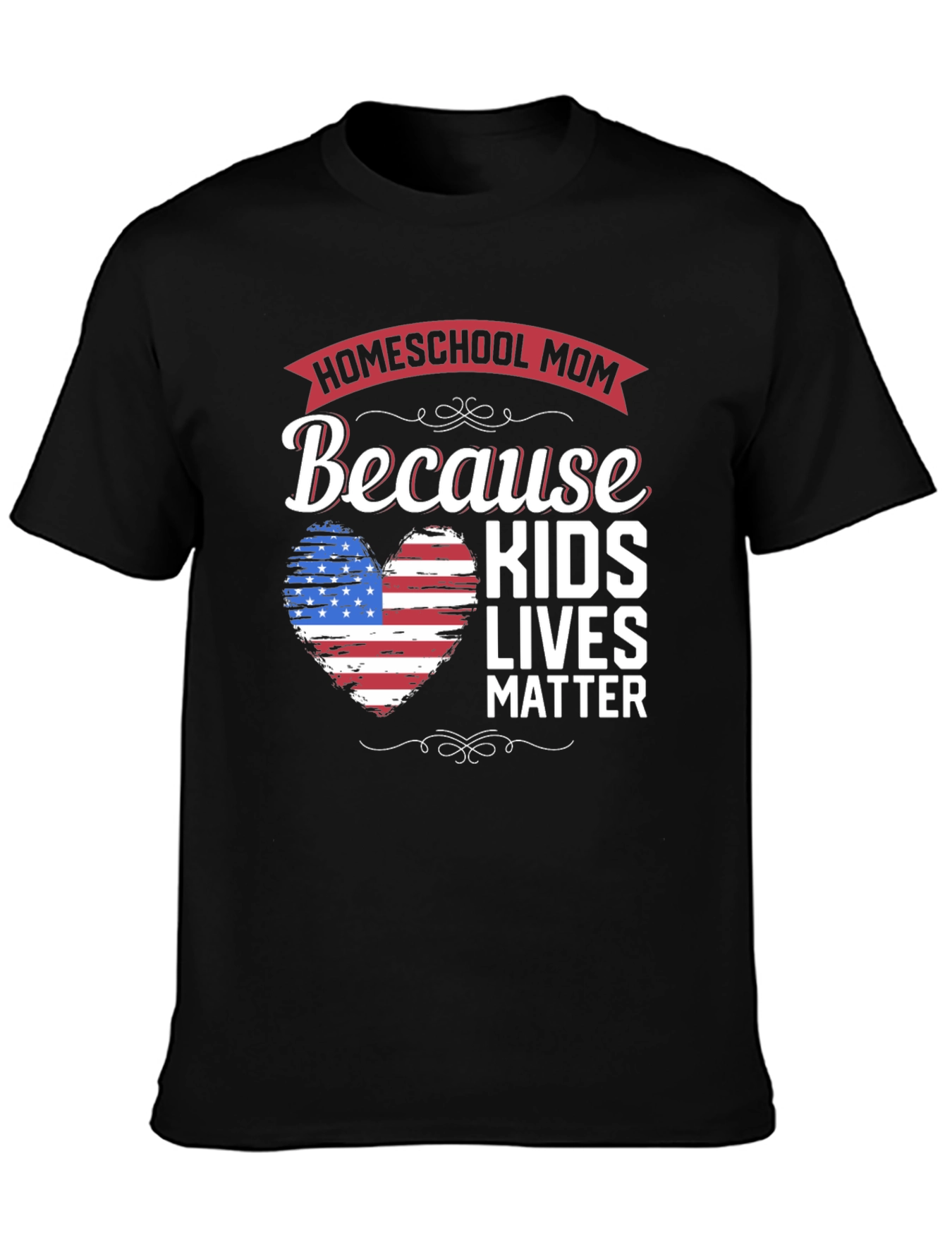Homeschool Mom Kids Lives Matter T-Shirt