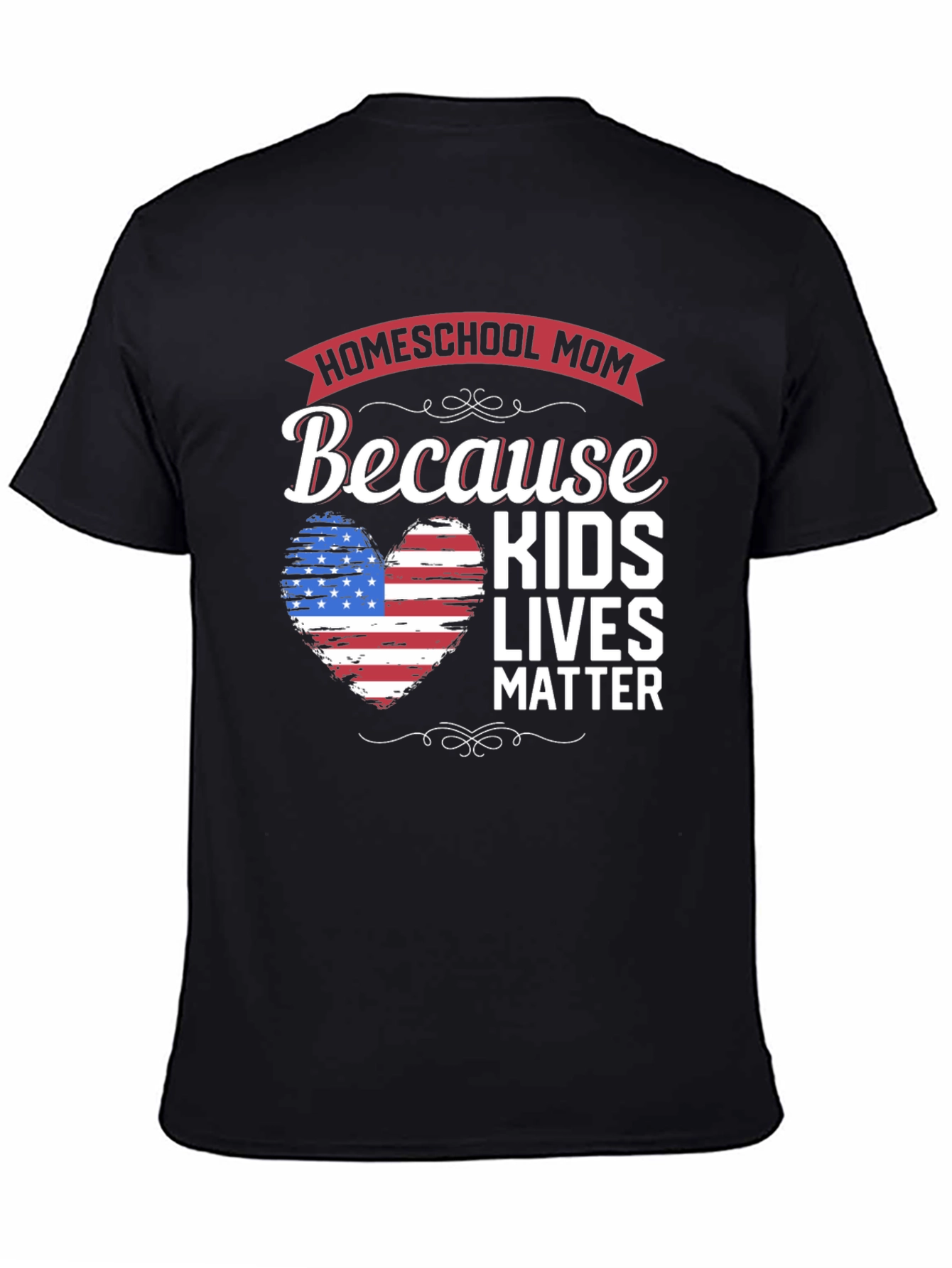 Homeschool Mom Kids Lives Matter T-Shirt