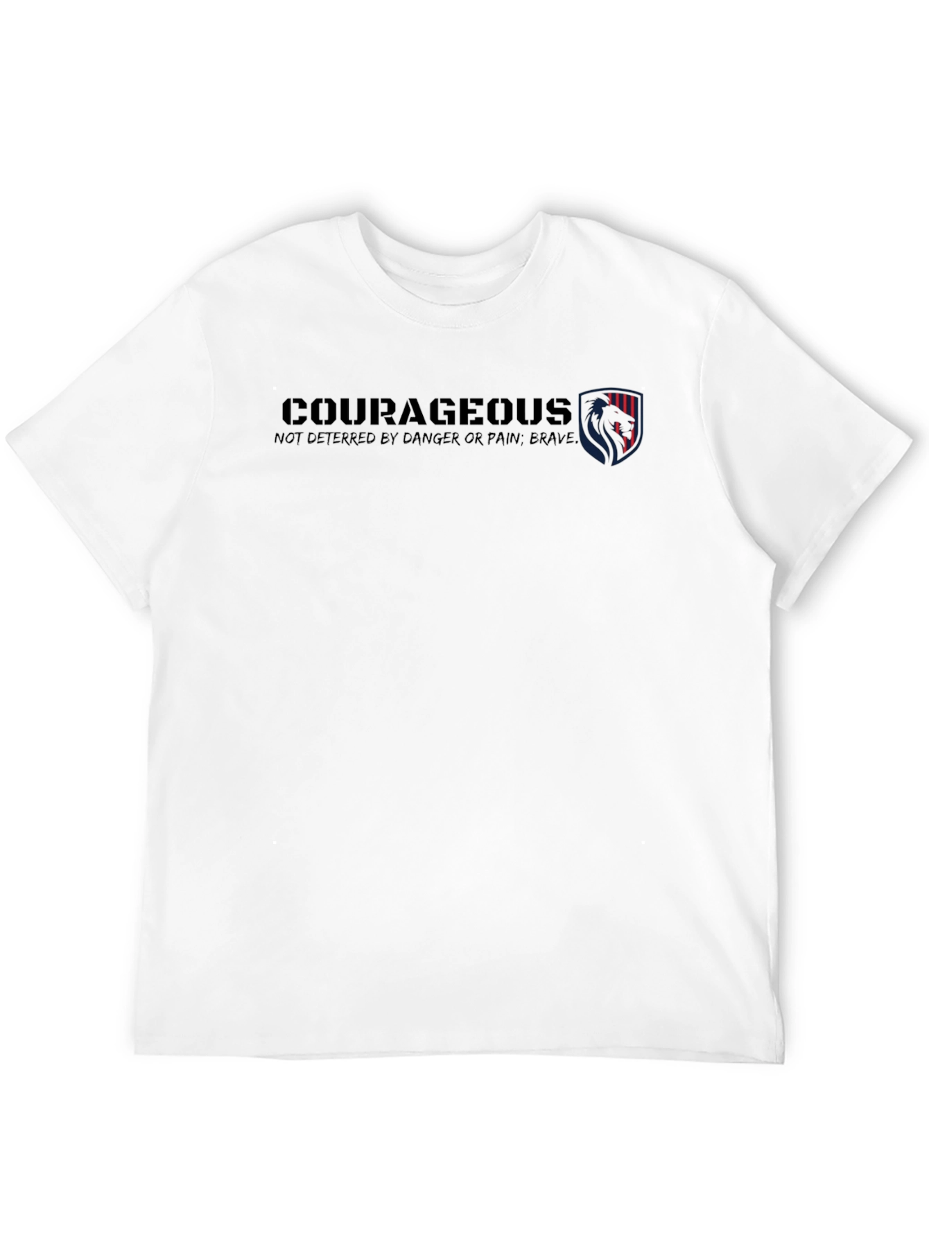 Courageous Graphic Tee - Bold Design Everyday Comfort