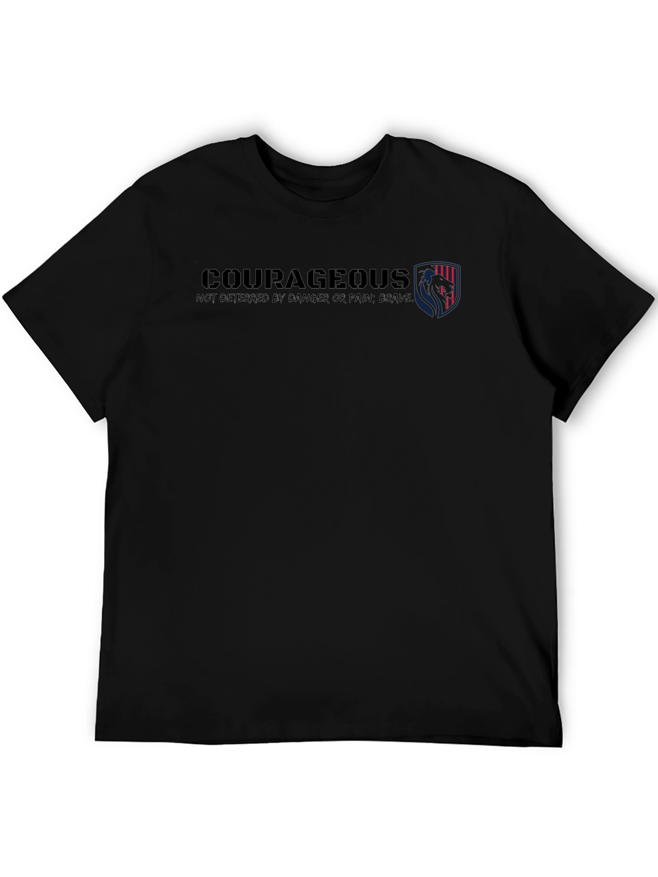 Courageous Graphic Tee - Bold Design Everyday Comfort