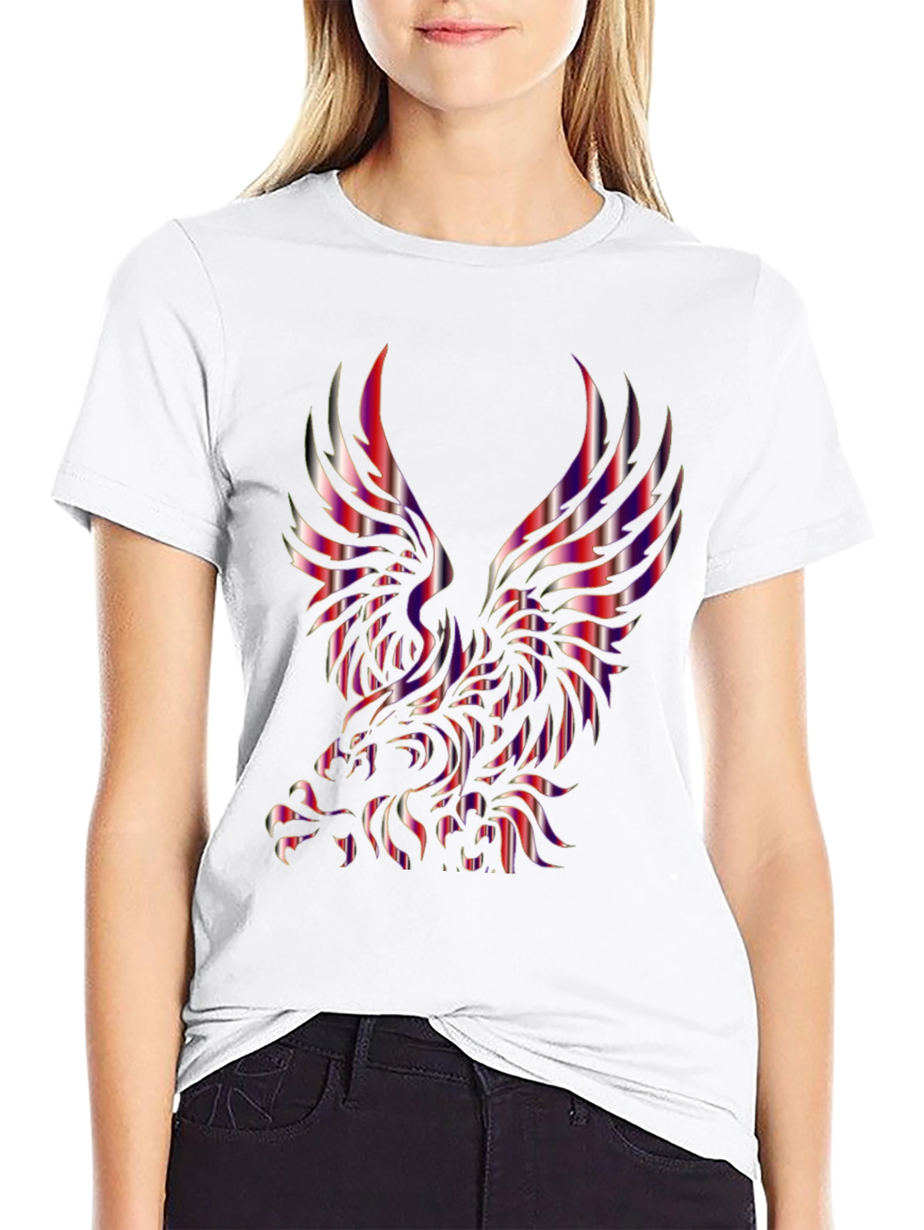 Striking Eagle Graphic Tee - Bold & Stylish
