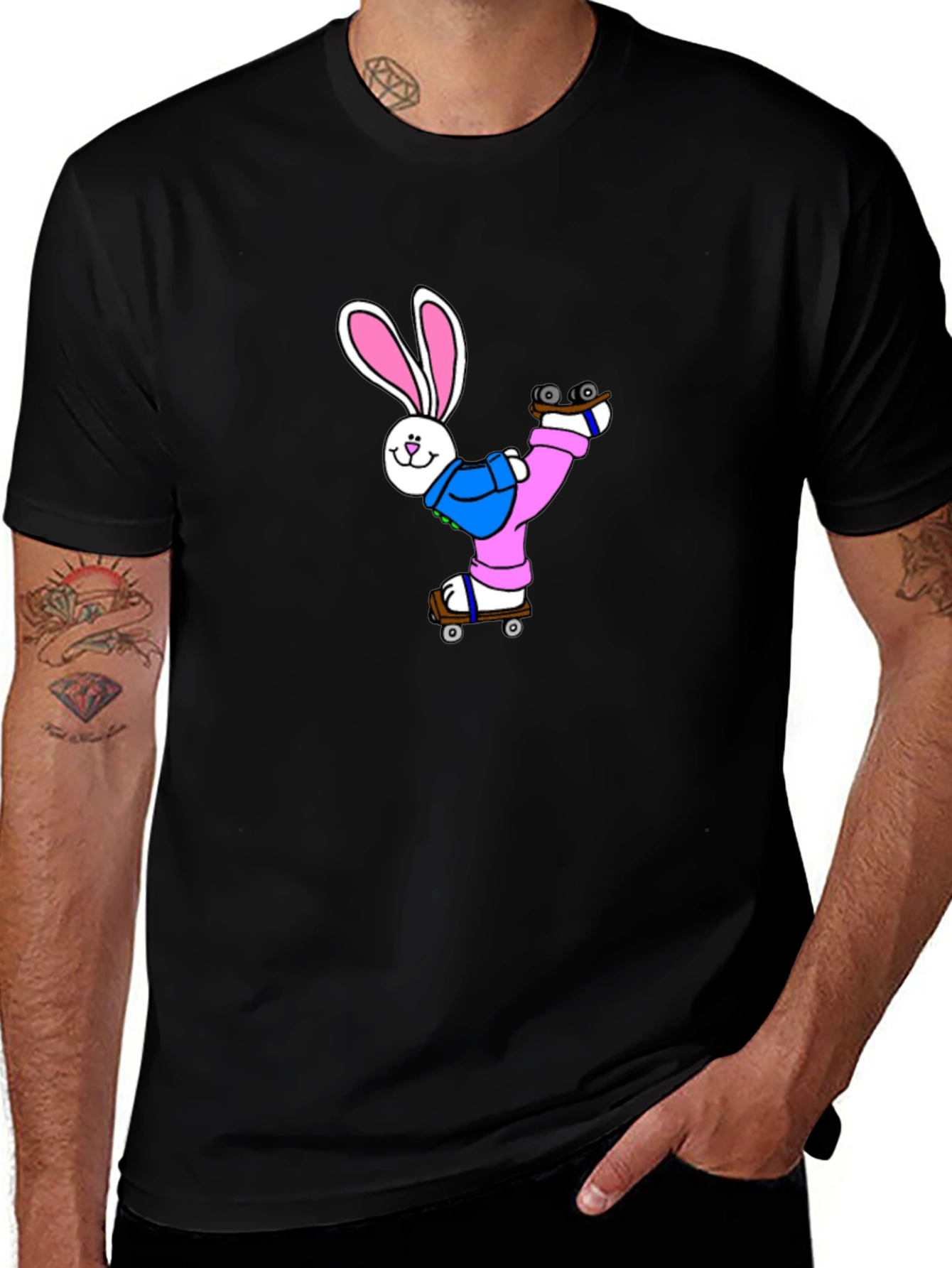 Bunny Roller Skate T-Shirt