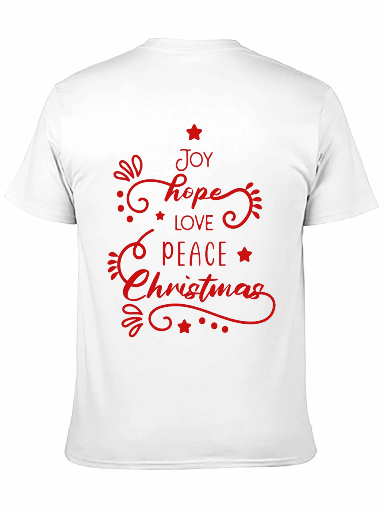 Christmas Joy T-Shirt - Hope Love Peace Holiday Tee