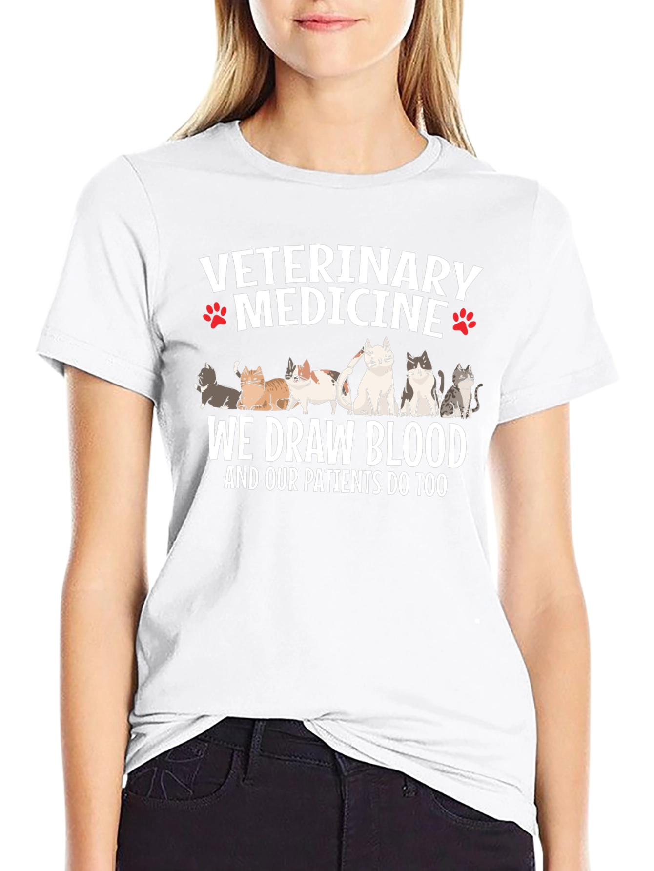 Veterinary Medicine Cat T-Shirt