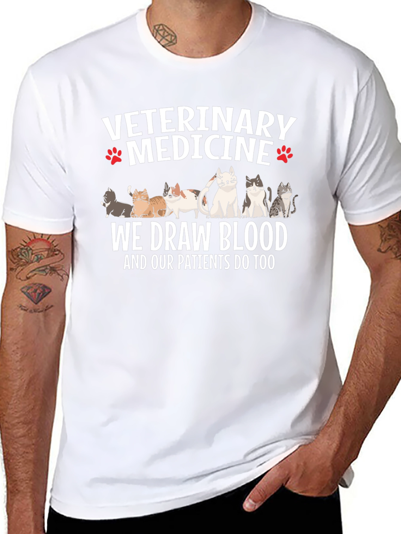 Veterinary Medicine Cat T-Shirt