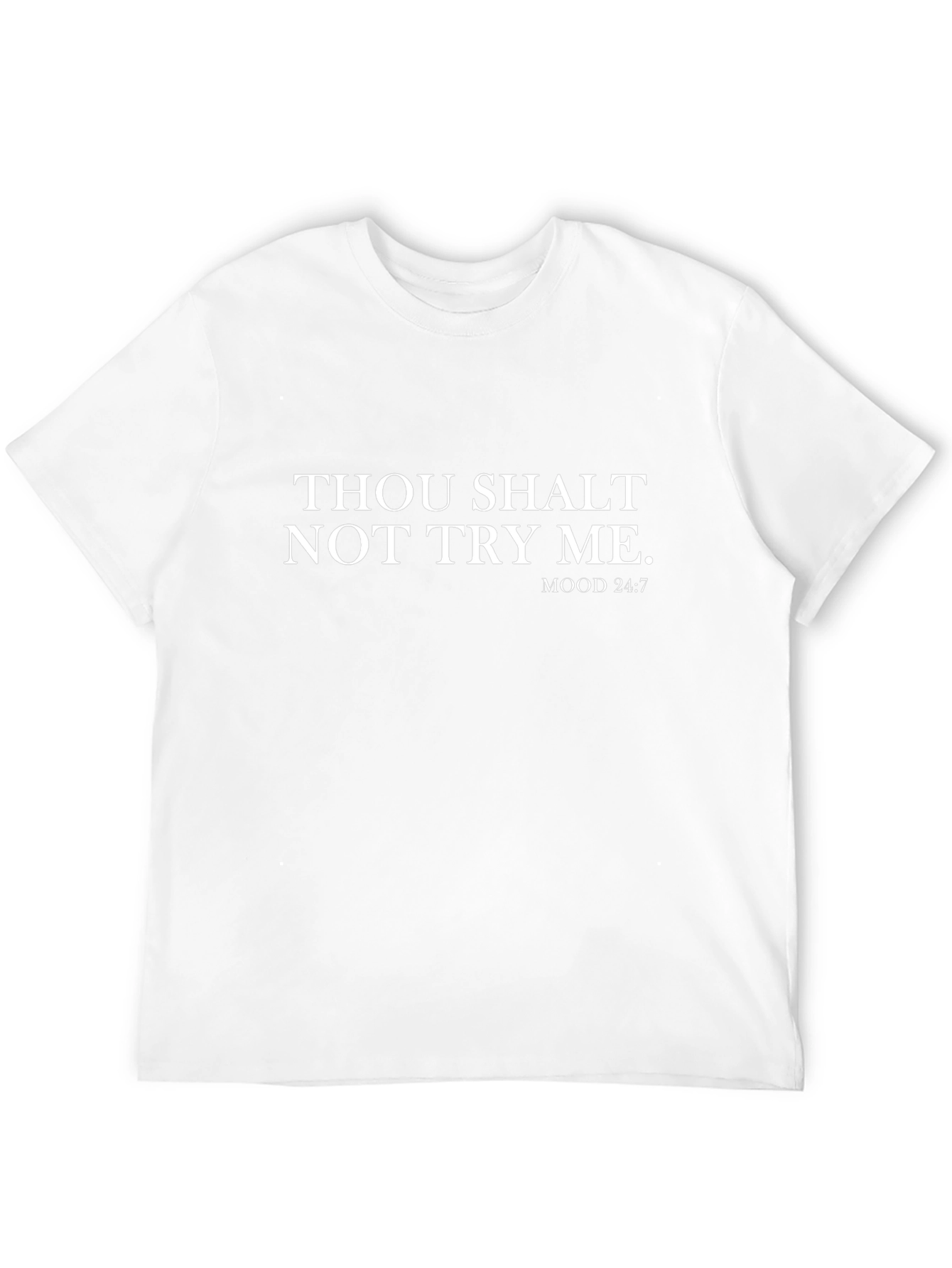 Thou Shalt Not Try Me Graphic T-Shirt