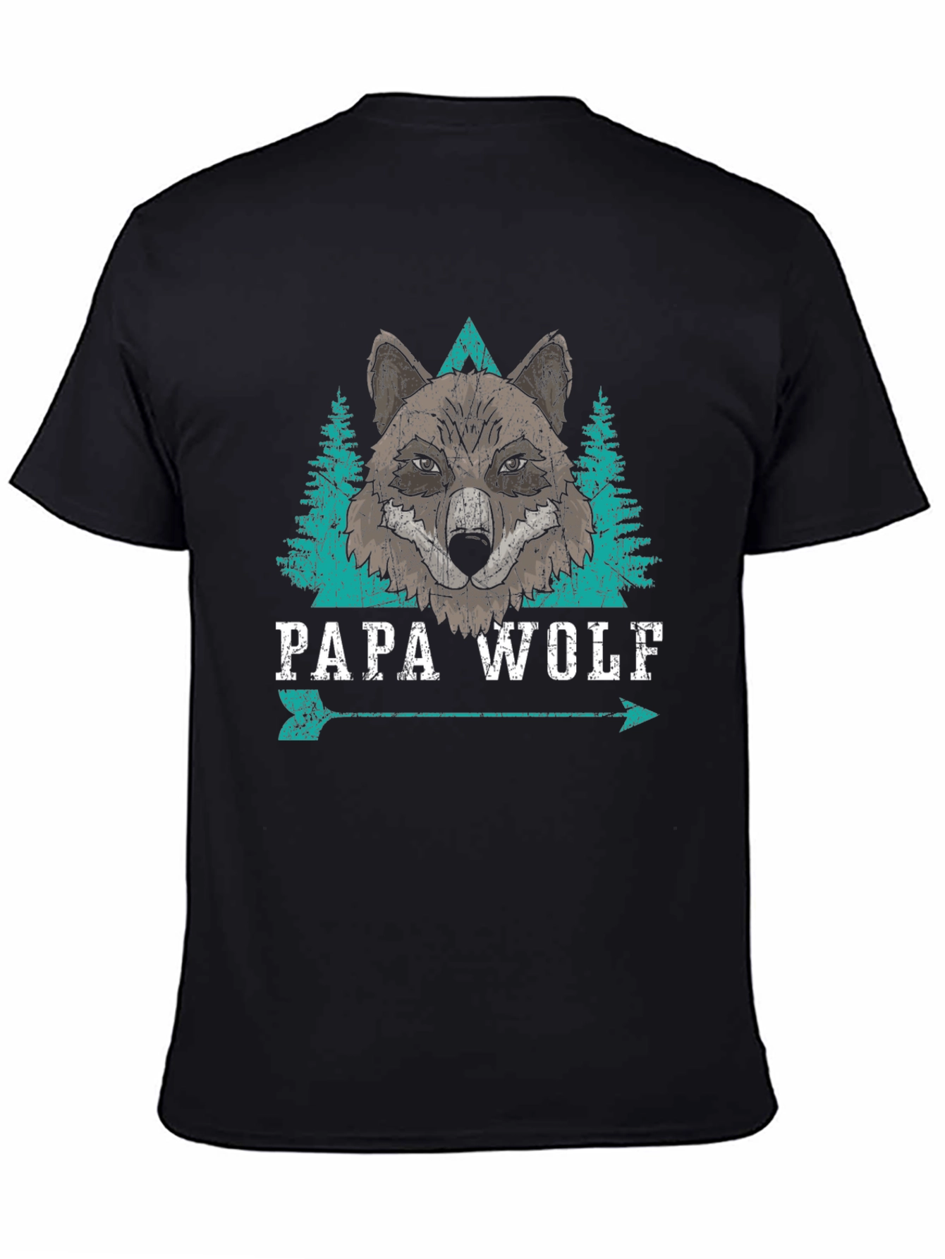 Papa Wolf Graphic T-Shirt - Mens Tee
