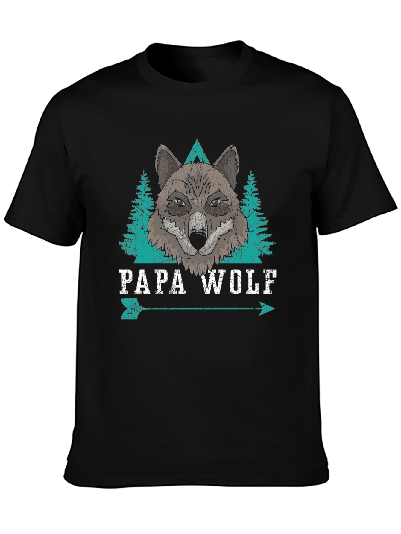 Papa Wolf Graphic T-Shirt - Mens Tee