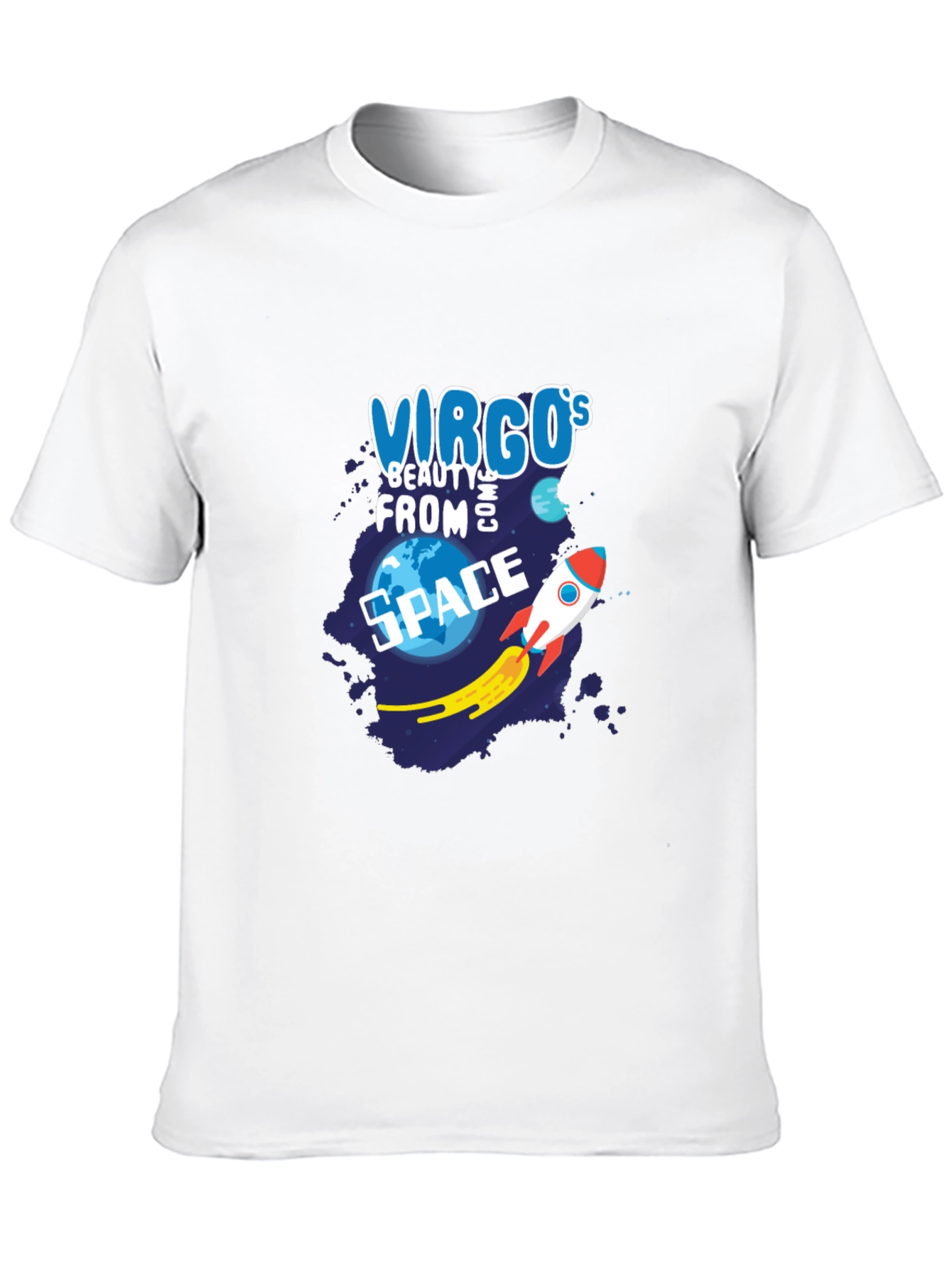 Virgo Beauty From Space Graphic T-Shirt