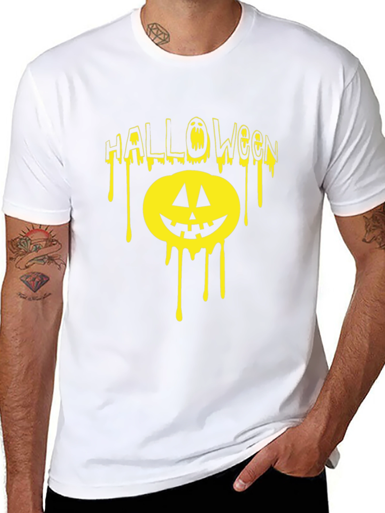 Halloween Dripping Pumpkin T-Shirt