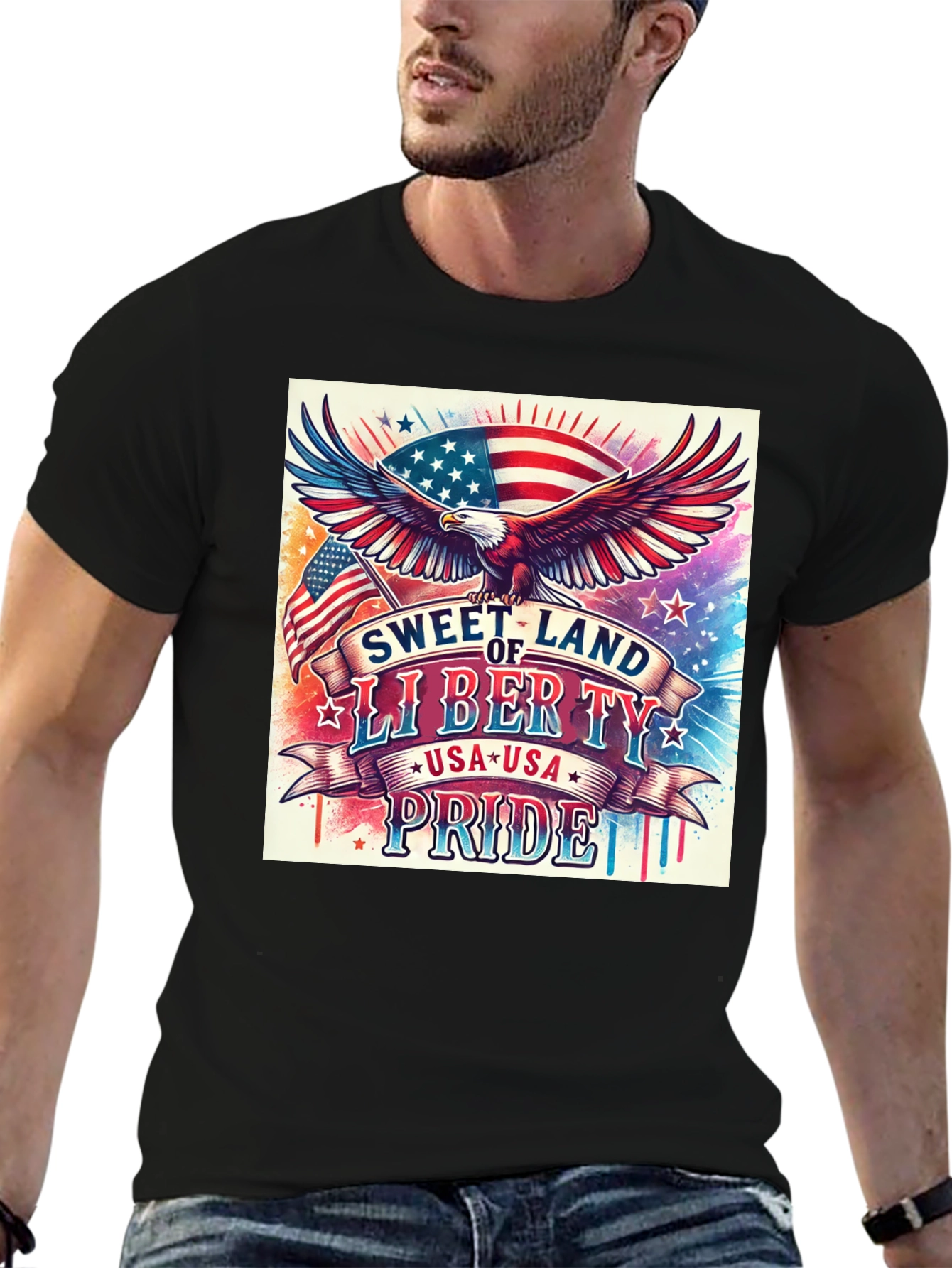Patriotic Eagle USA Pride T-Shirt