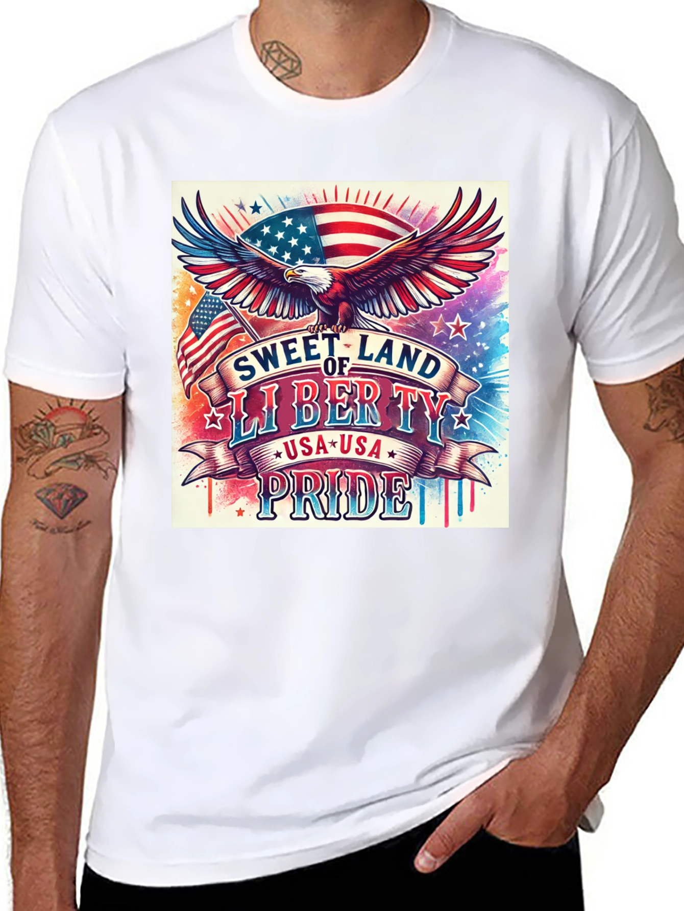Patriotic Eagle USA Pride T-Shirt