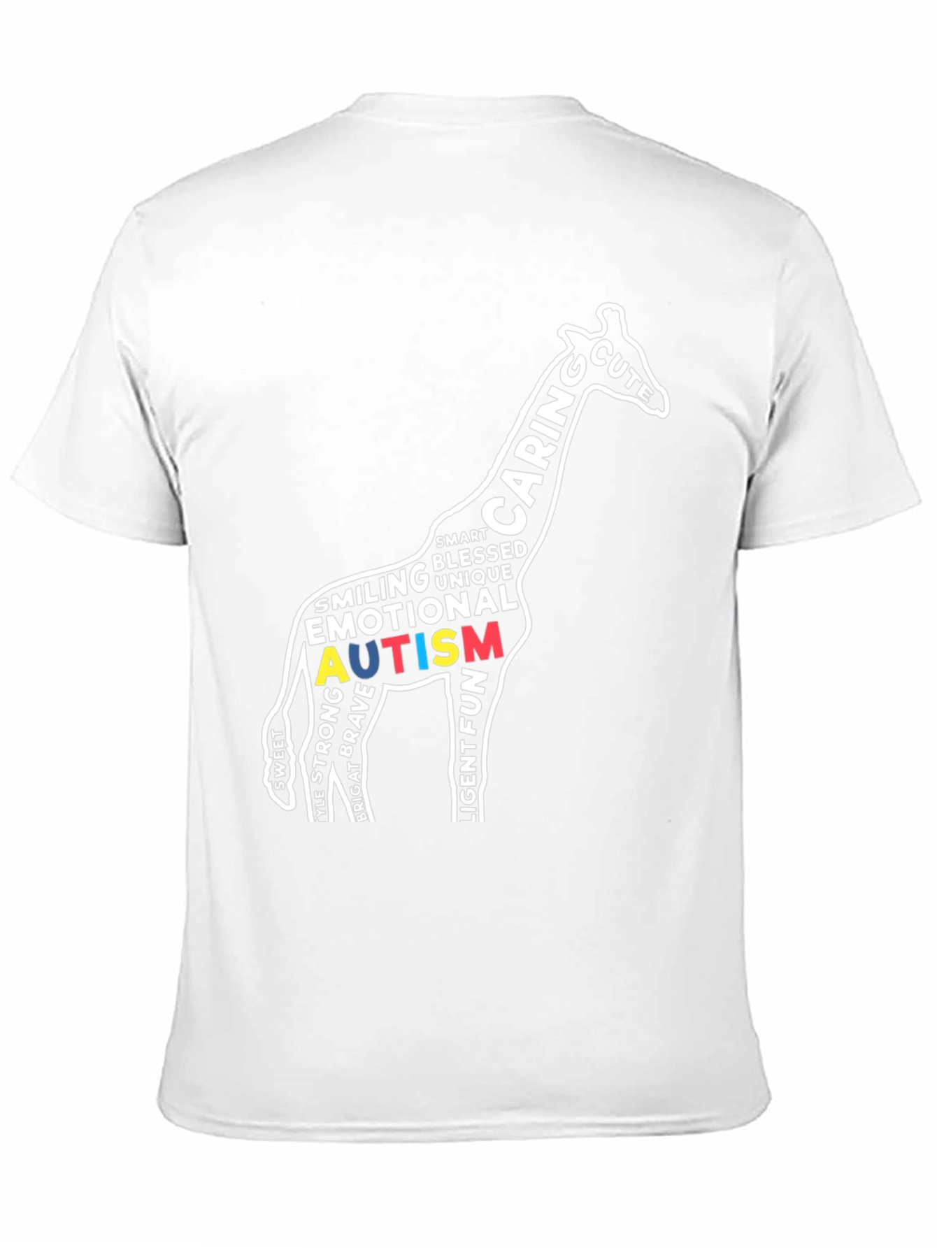 Autism Awareness Giraffe Graphic Tee