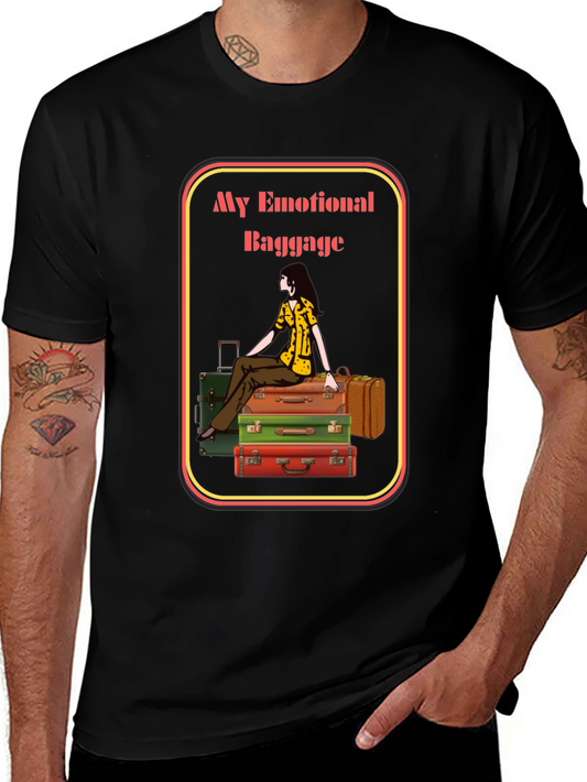Emotional Baggage Graphic Tee - Unique T-Shirt