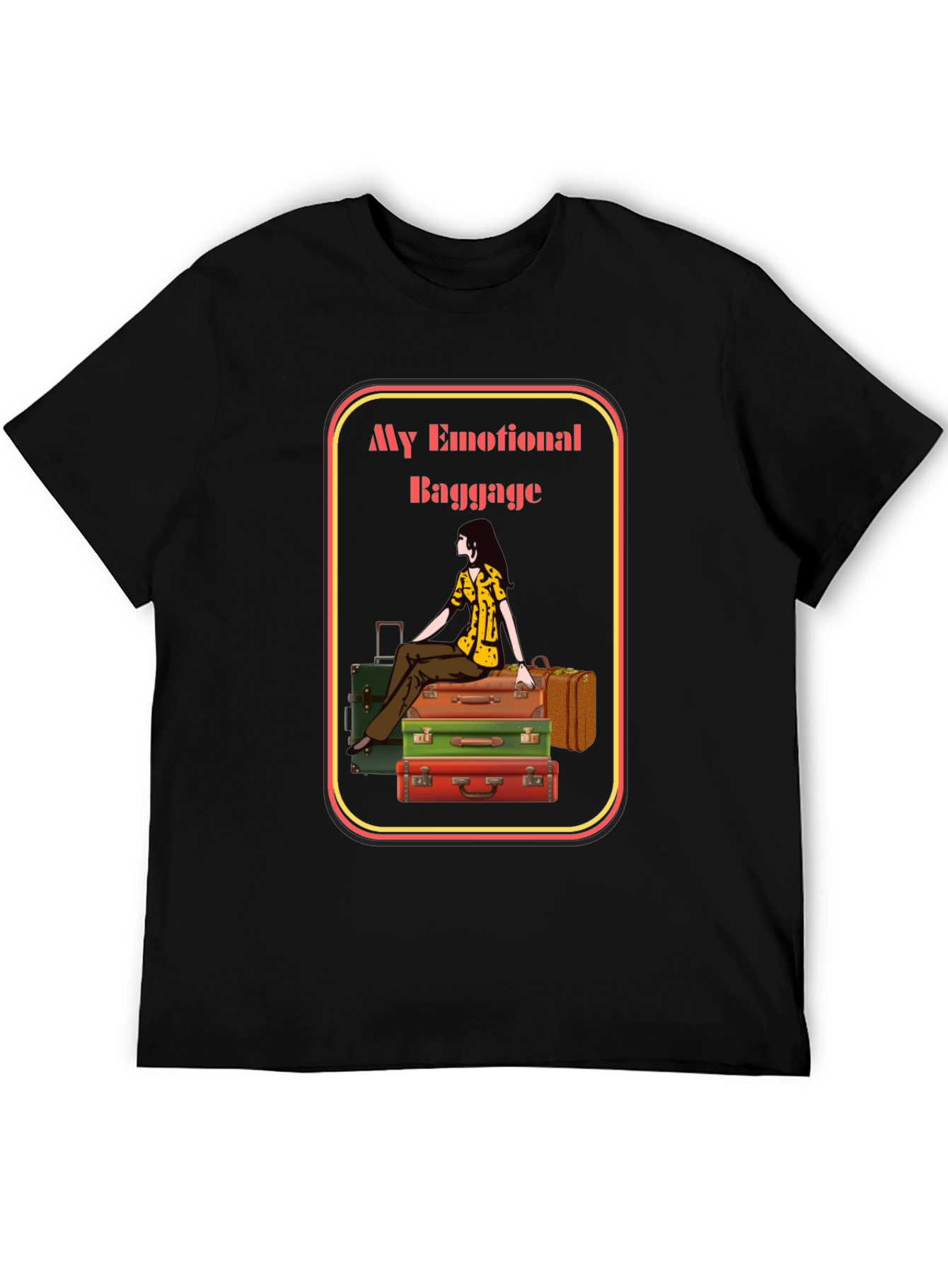 Emotional Baggage Graphic Tee - Unique T-Shirt