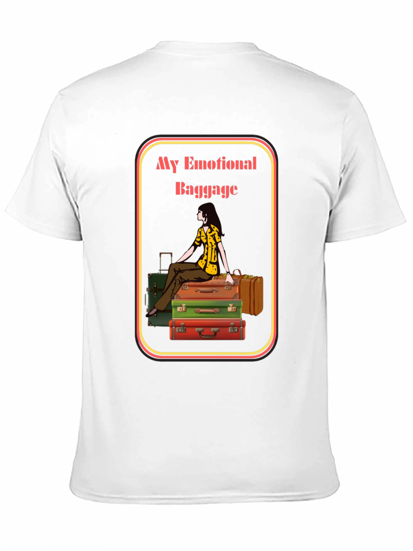 Emotional Baggage Graphic Tee - Unique T-Shirt